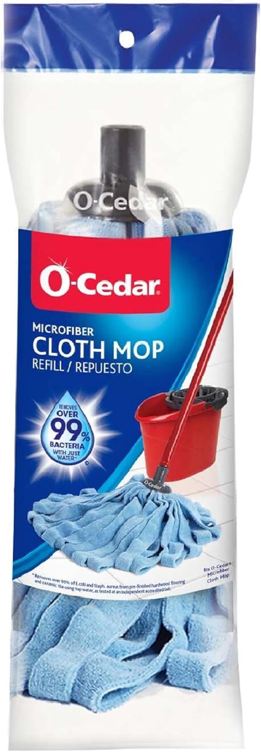 O-Cedar Microfiber Cloth Mop Refill Blue