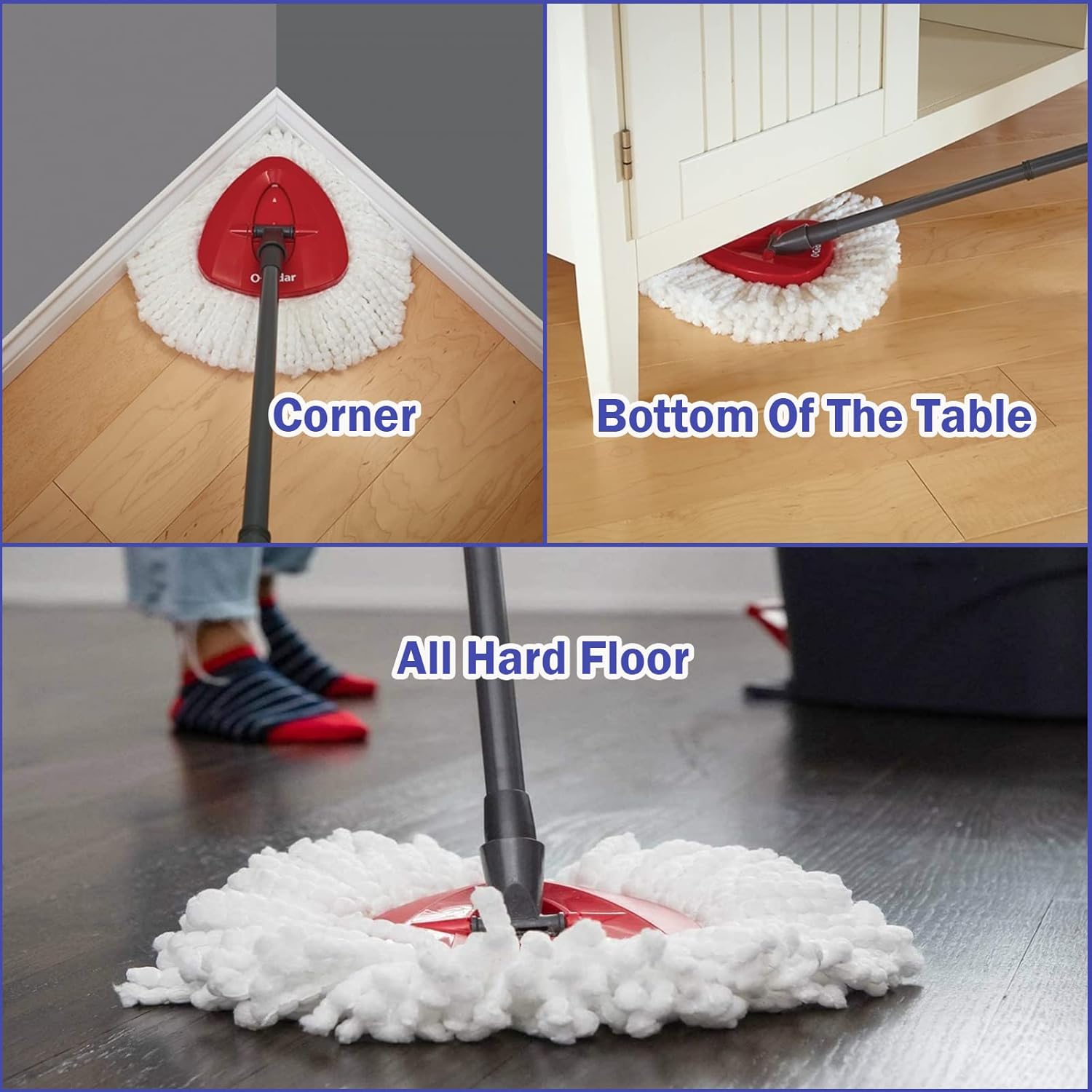 Higfra Spin Mop Refill Set