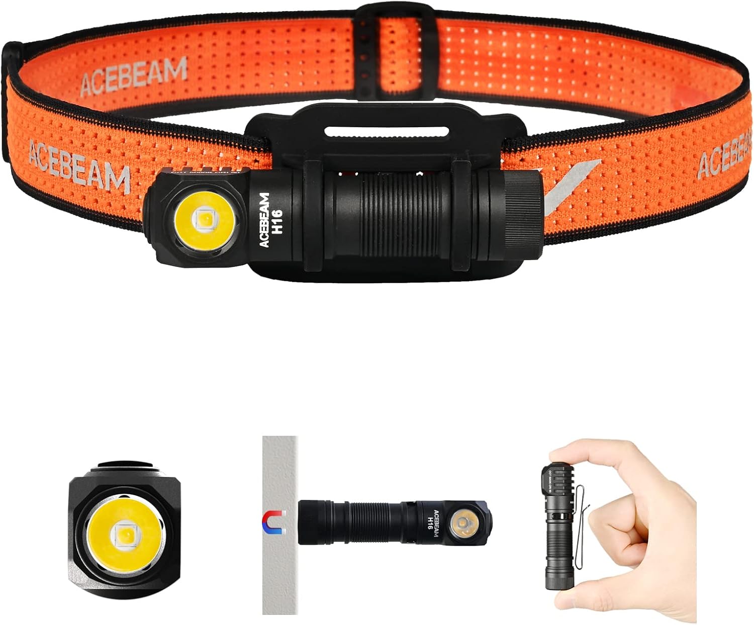 ACEBEAM H16 650 High Lumens Rechargeable LED Headlamp
