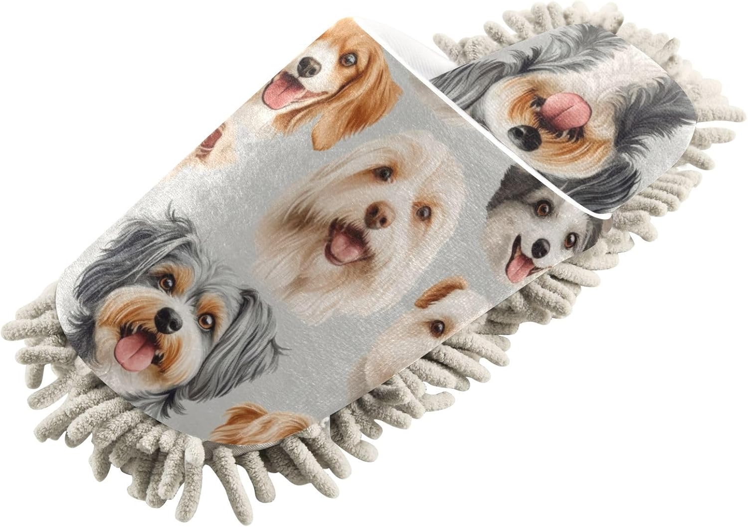 Microfiber Mop Slippers Eco-Friendly Non-Slip for Cleaning Floors