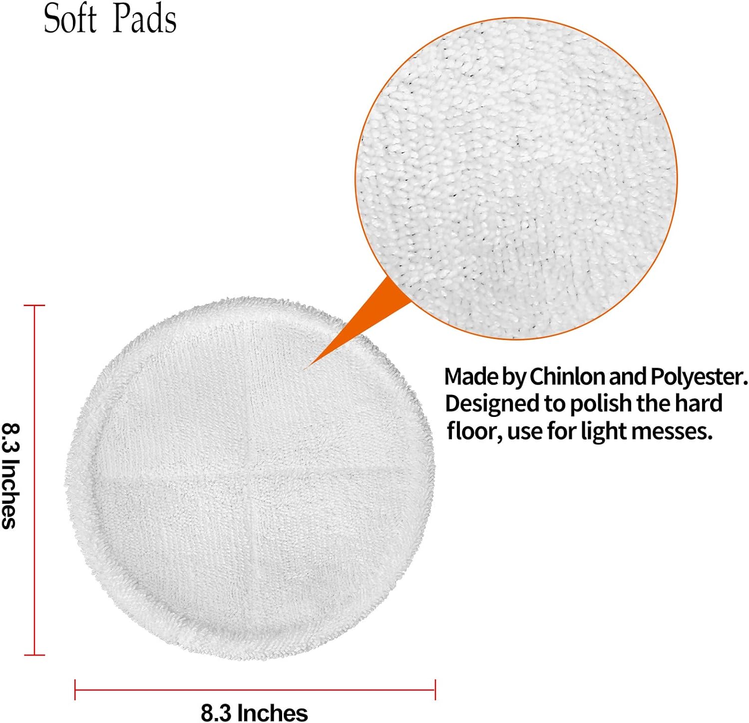 12-Piece SpineWave Compatible Replacement Mop Pads
