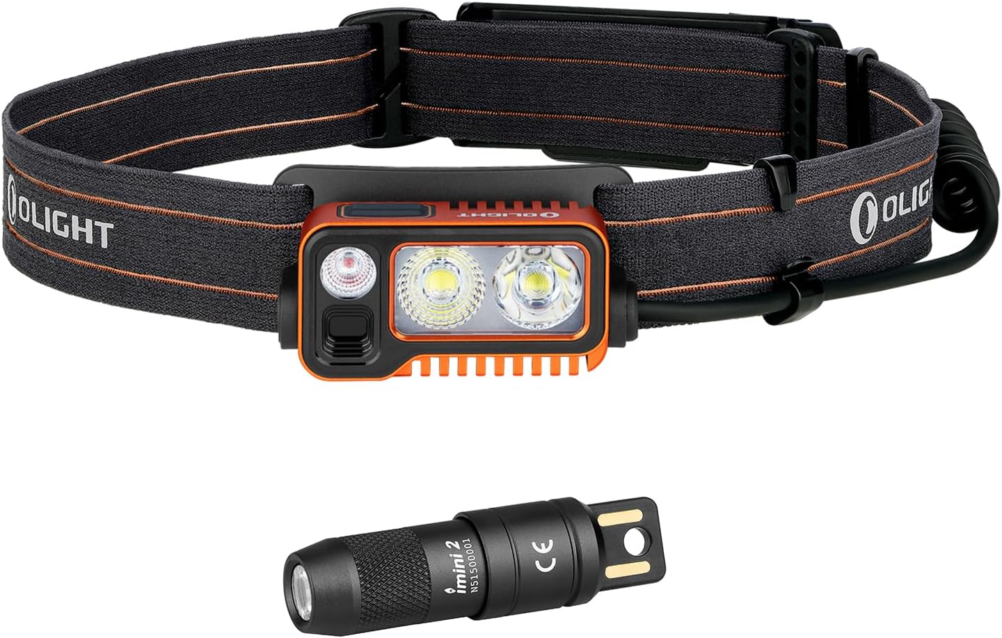 1500 Lumens Headlamp with Red Light EDC Bundle