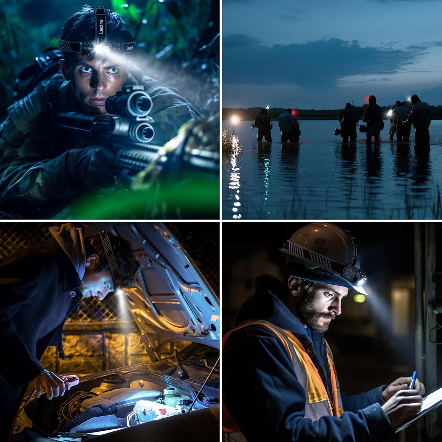 1000 Lumen Rechargeable Headlamp