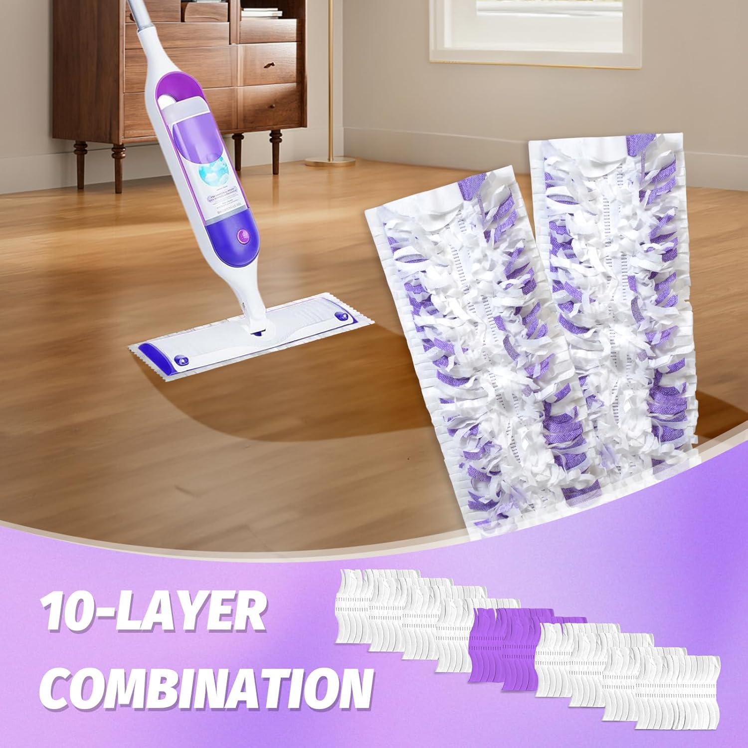 Perfect Fit PowerMop Multi-Surface Mopping Pad Refills 10-Pack