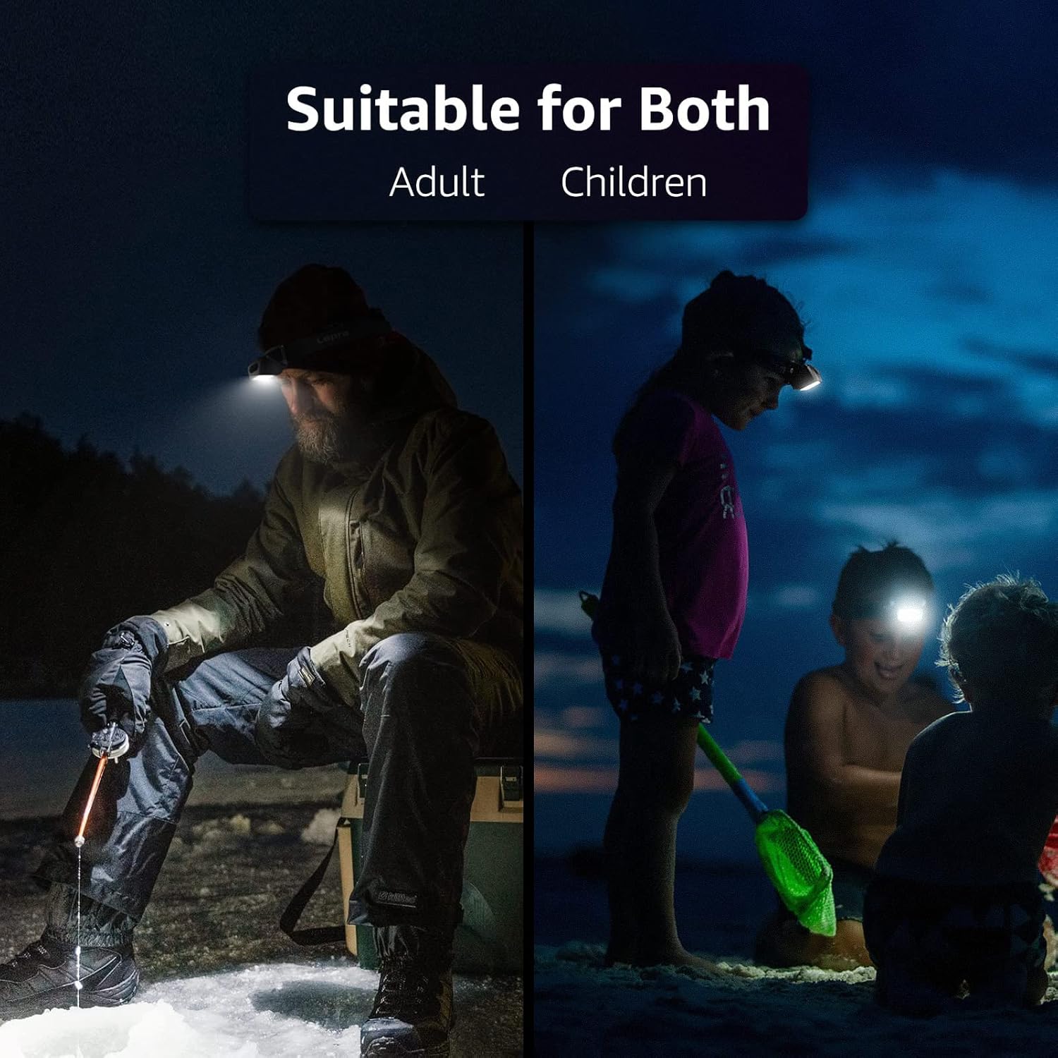 1500Lux 6 Mode Waterproof Headlamp