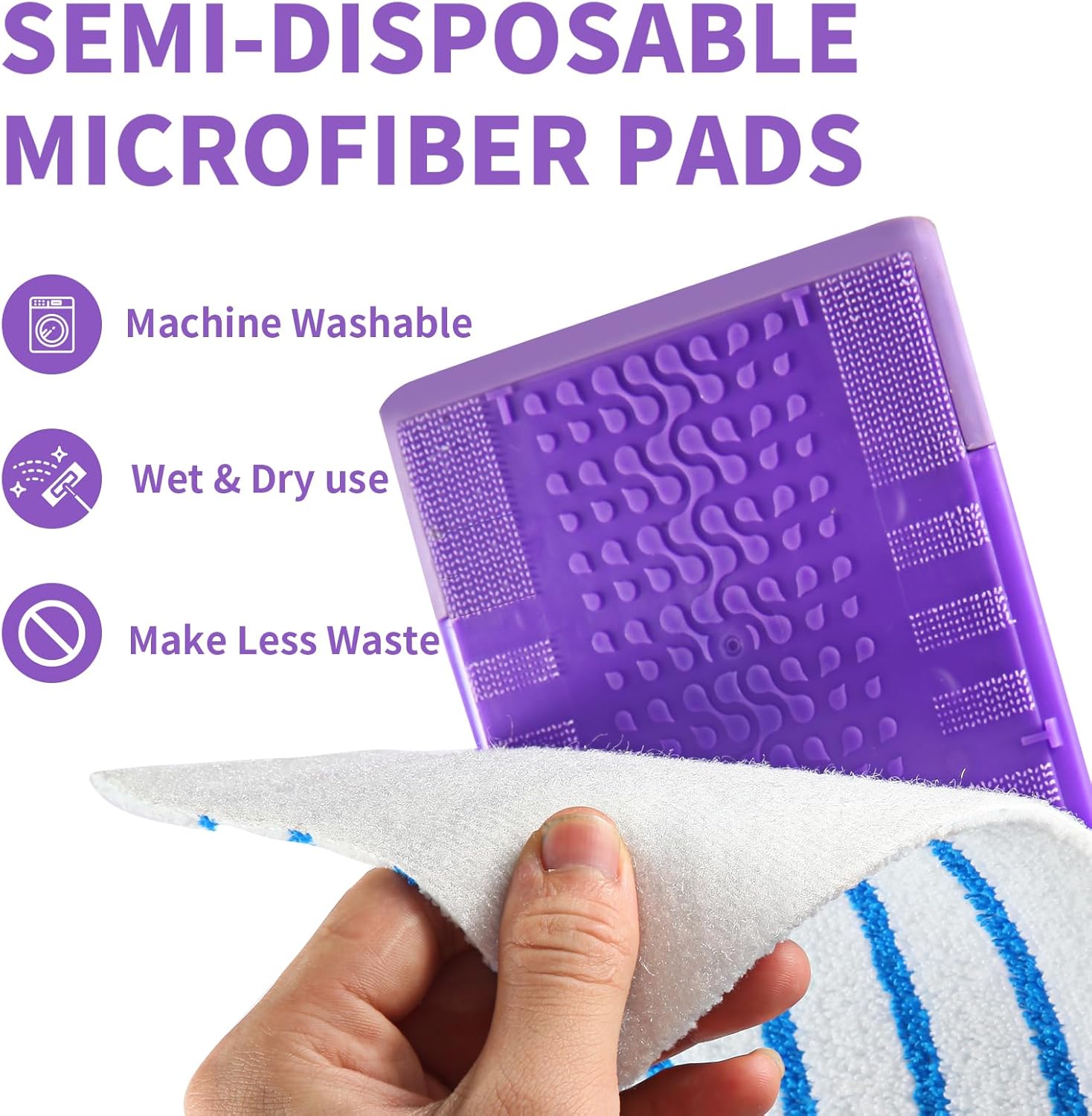 Frescares Microfiber Mop Pad Replacement