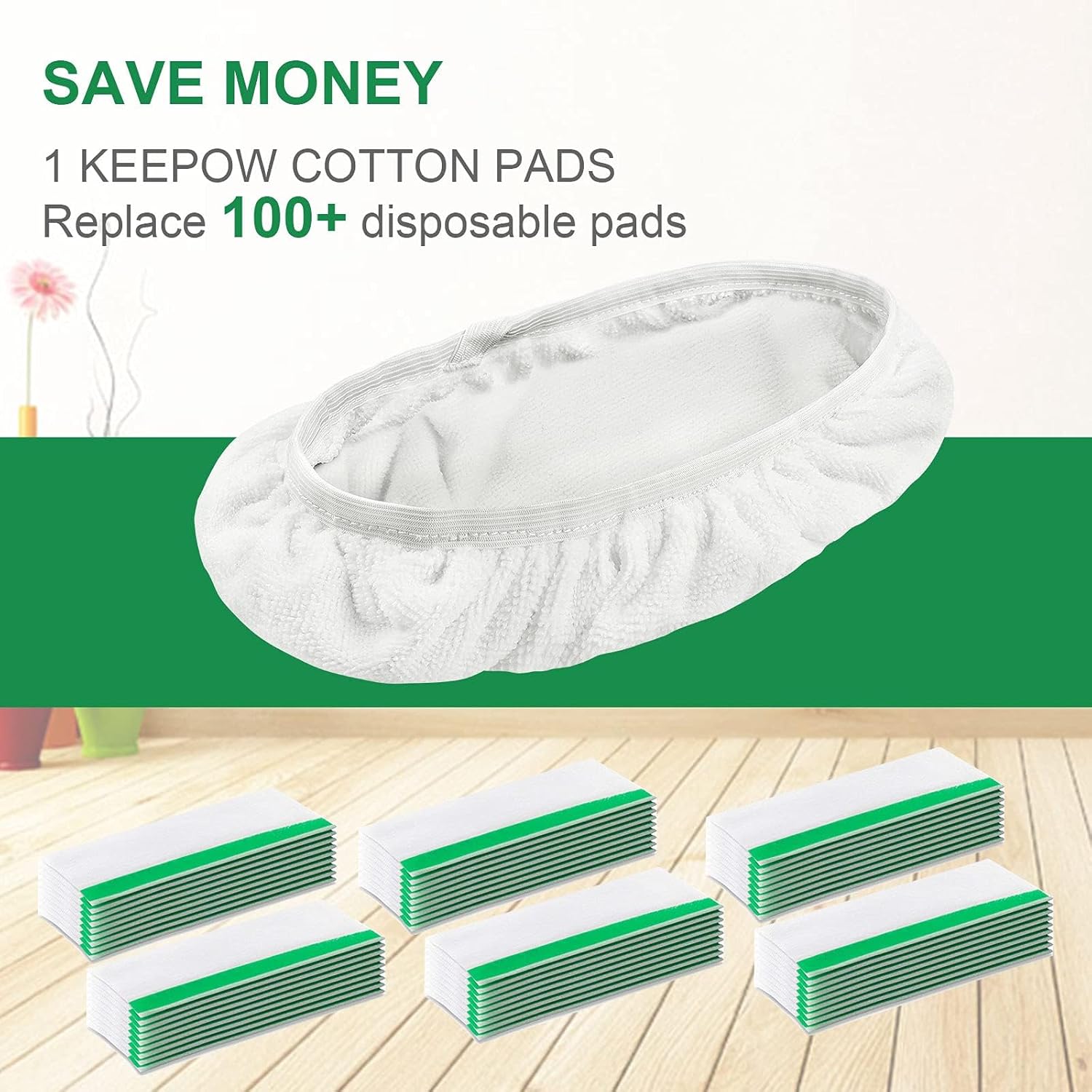 Compact Reusable Swiffer Pads for Easy Floor Cleaning