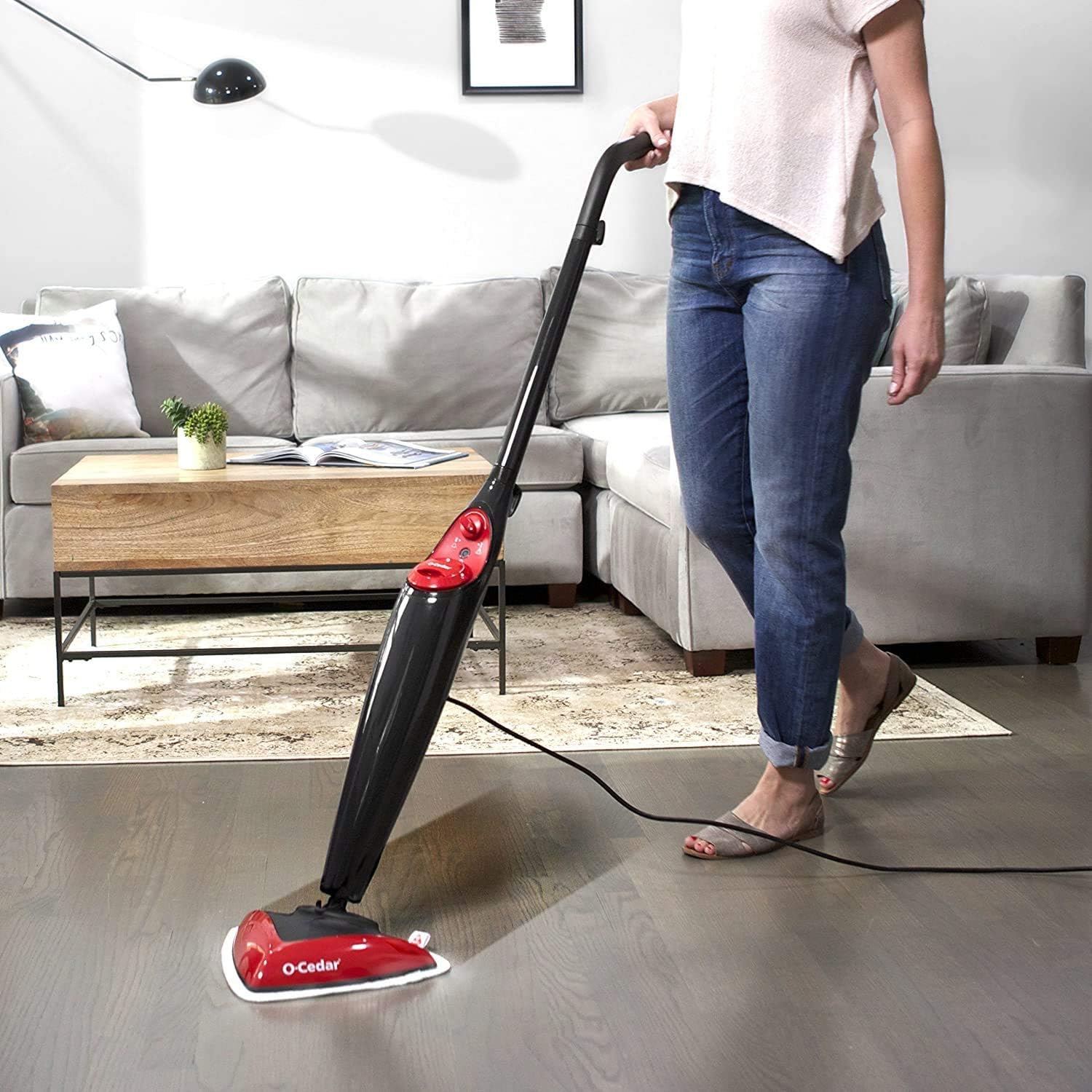 O-Cedar Microfiber Steam Mop Replacement Heads 4-Pack