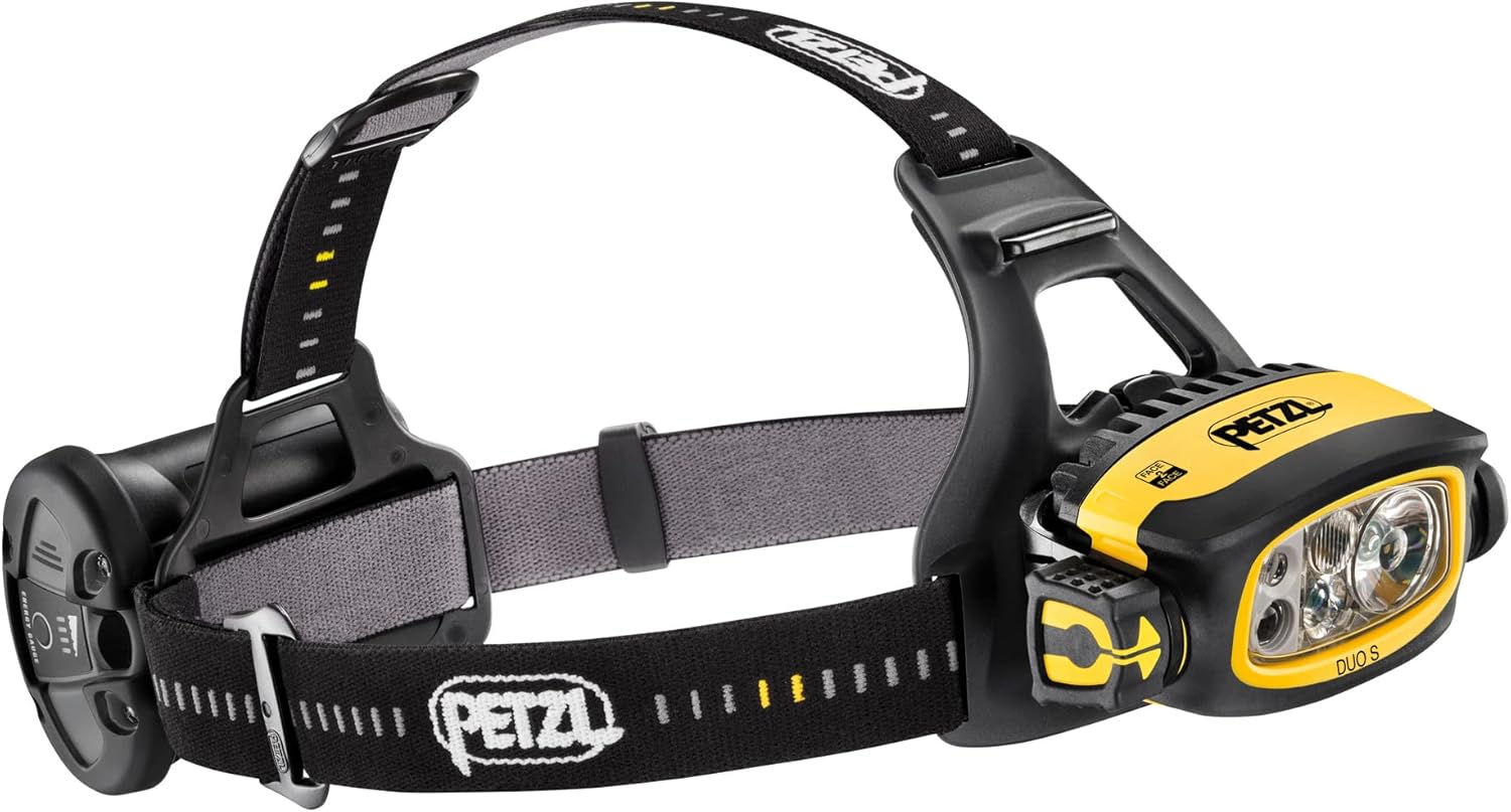 Ultimate 1100 Lumens Dual-Lens Headlamp Black - Durable Waterproof Rechargeable