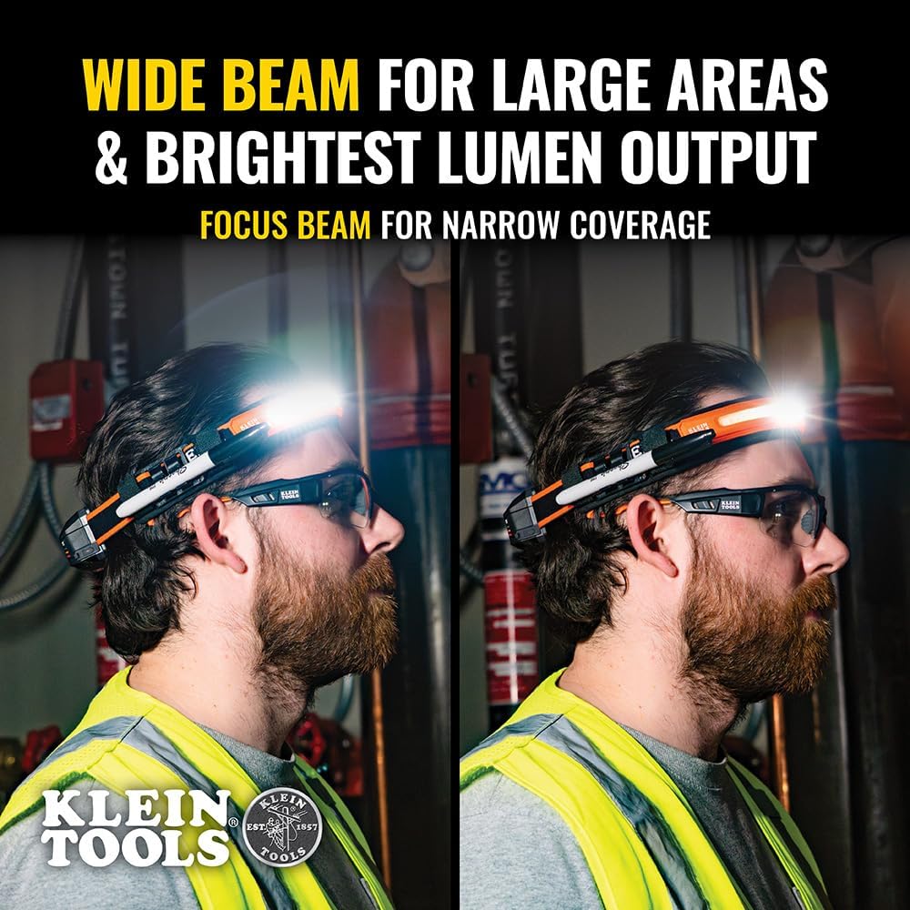 Klein Tools Rechargeable Headlamp with Strap
