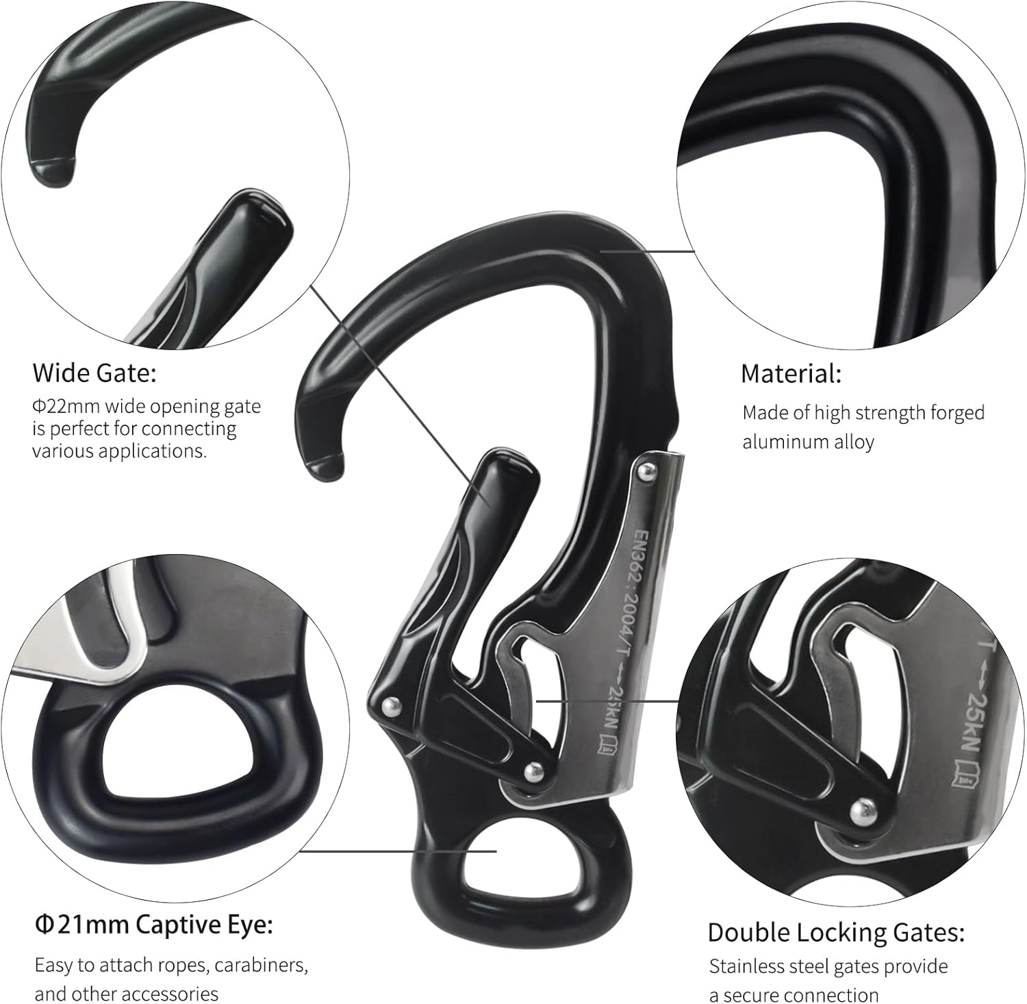 SEPEAK Aluminum Snap Hook