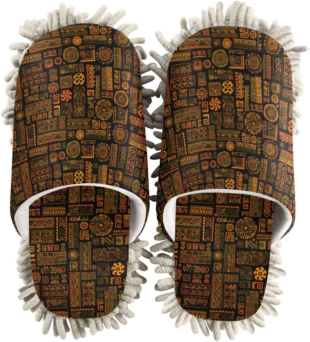 Cozy Ergonomic Handmade Mop House Slippers for Easy Cleaning