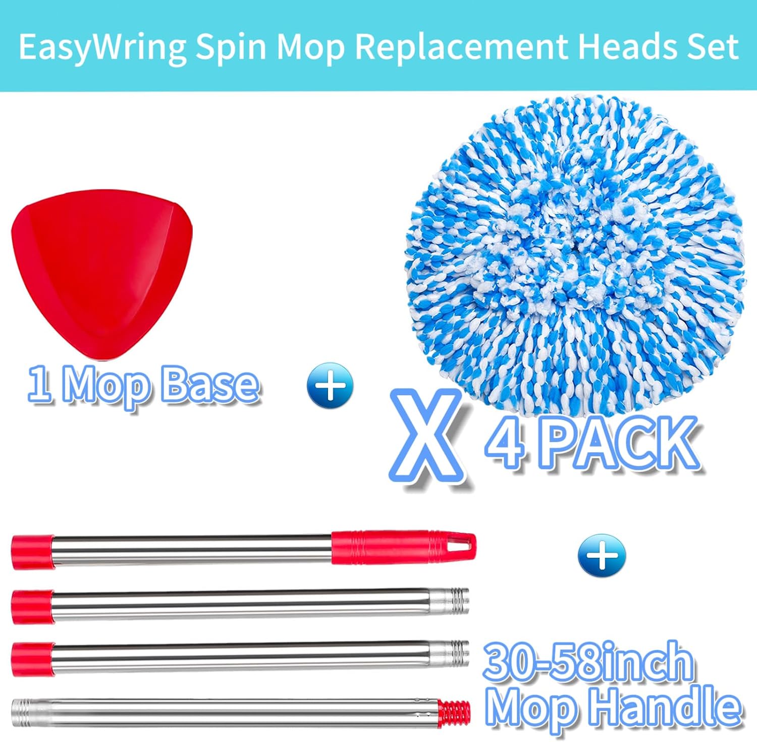 kCarpoly Spin Mop Replaceable Head