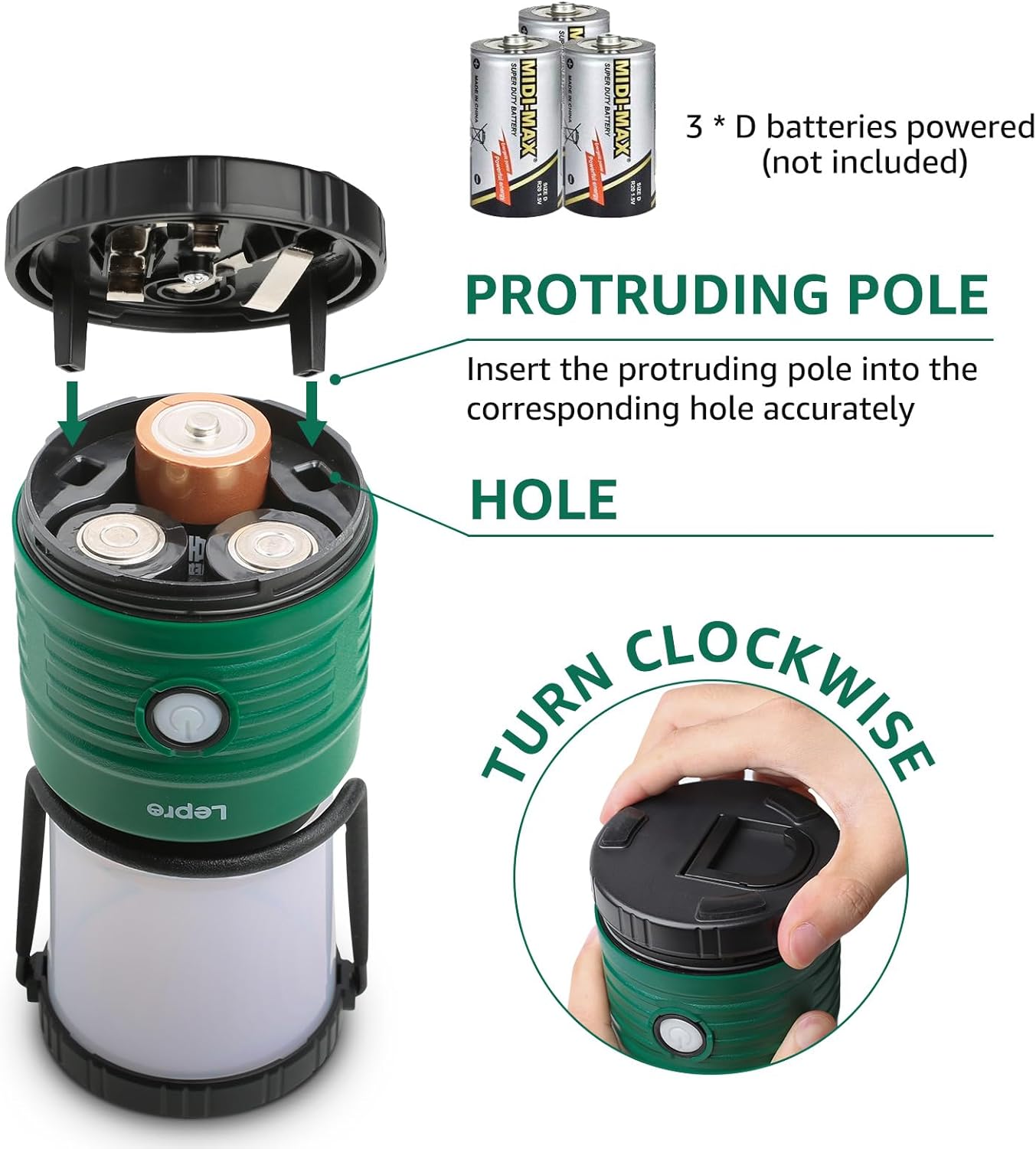 Lepro Lantern 360