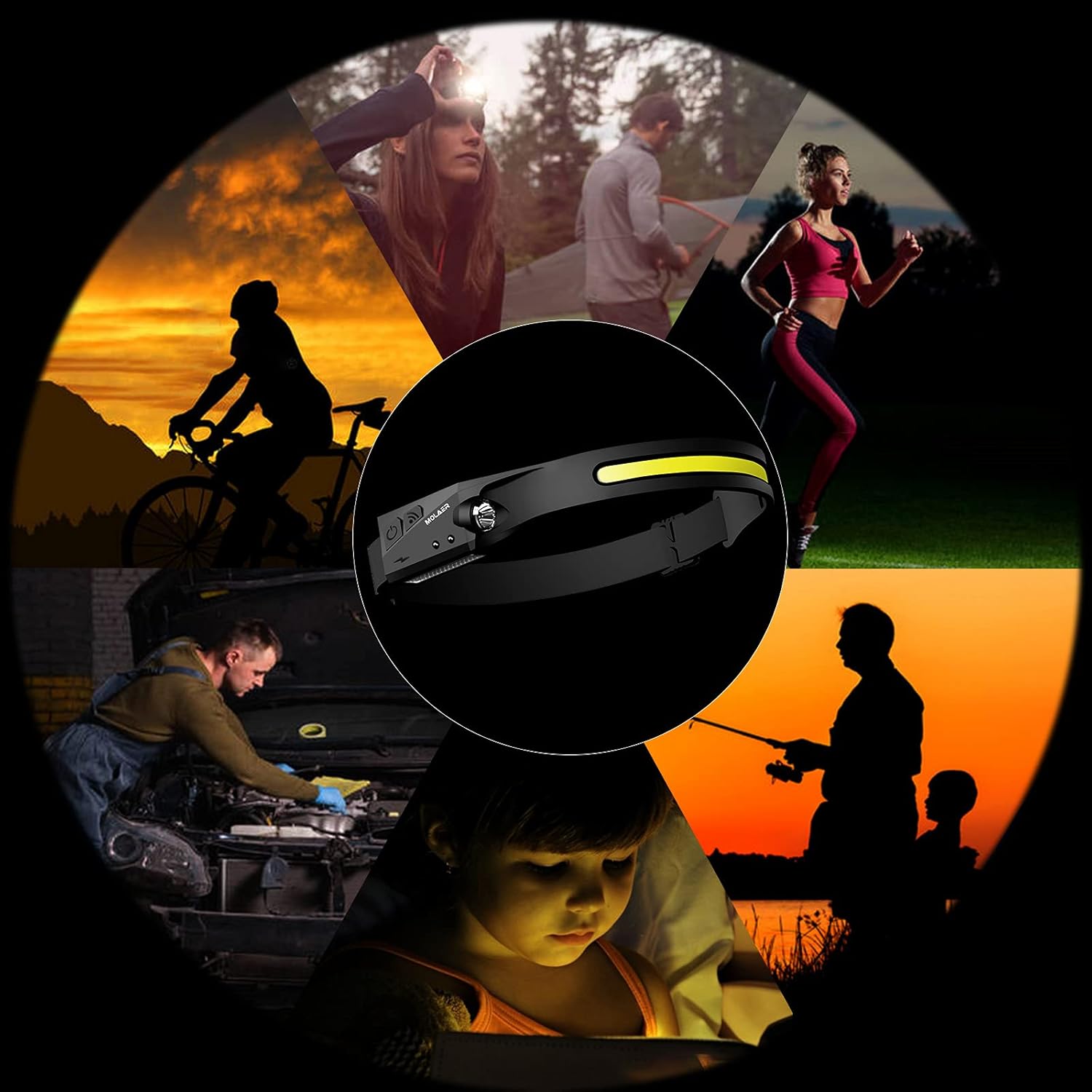 230 Rechargeable LED Headlamp
