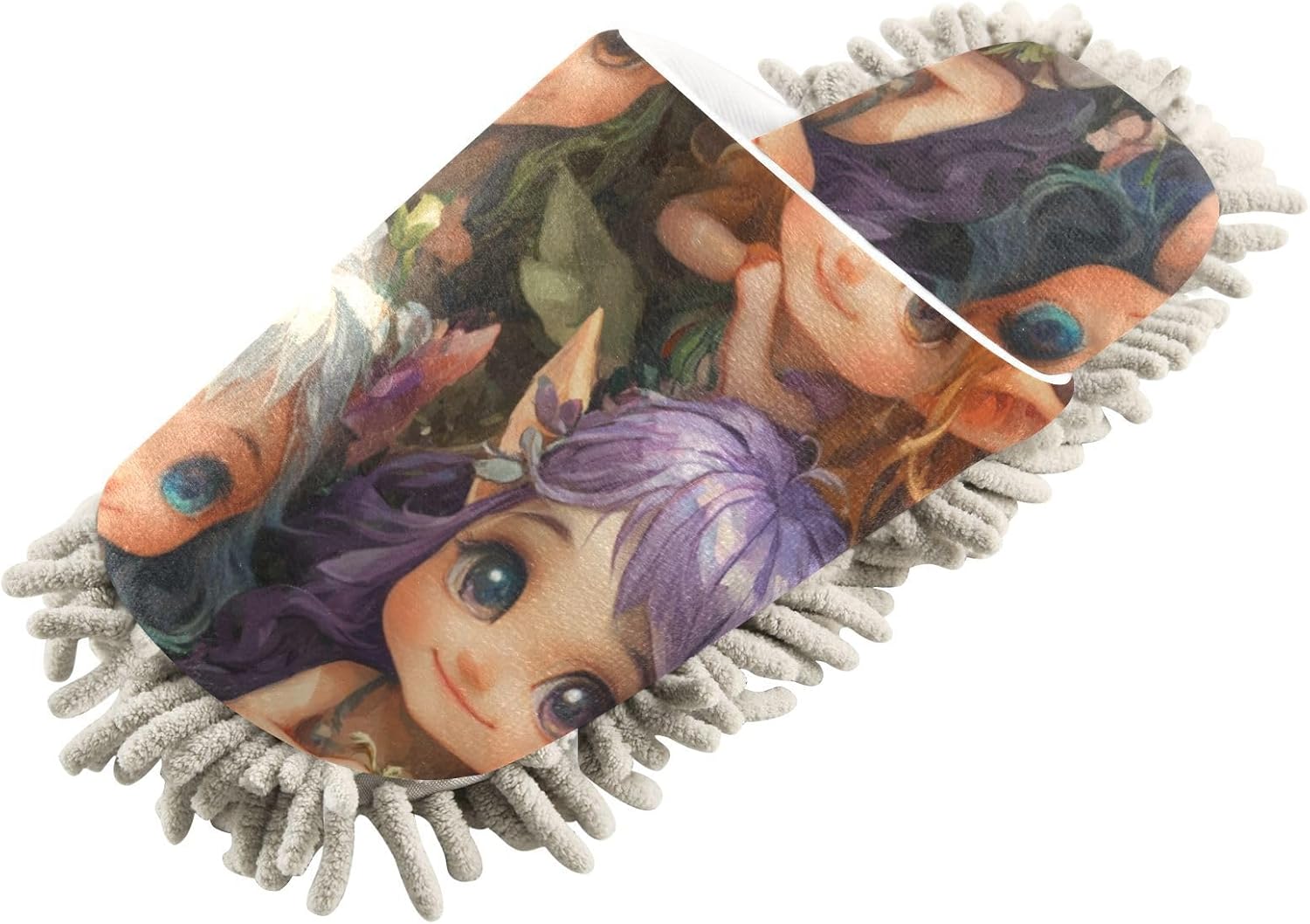 Microfiber Mop Slippers Forest Elf for Clean Floors