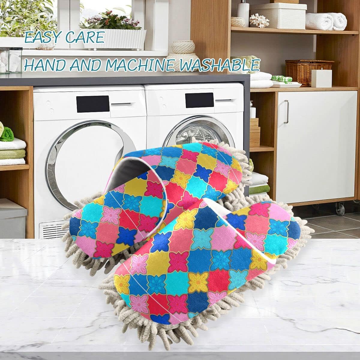Bingo Slippers Set 2 for Women Clean Modest Floor Cleaners