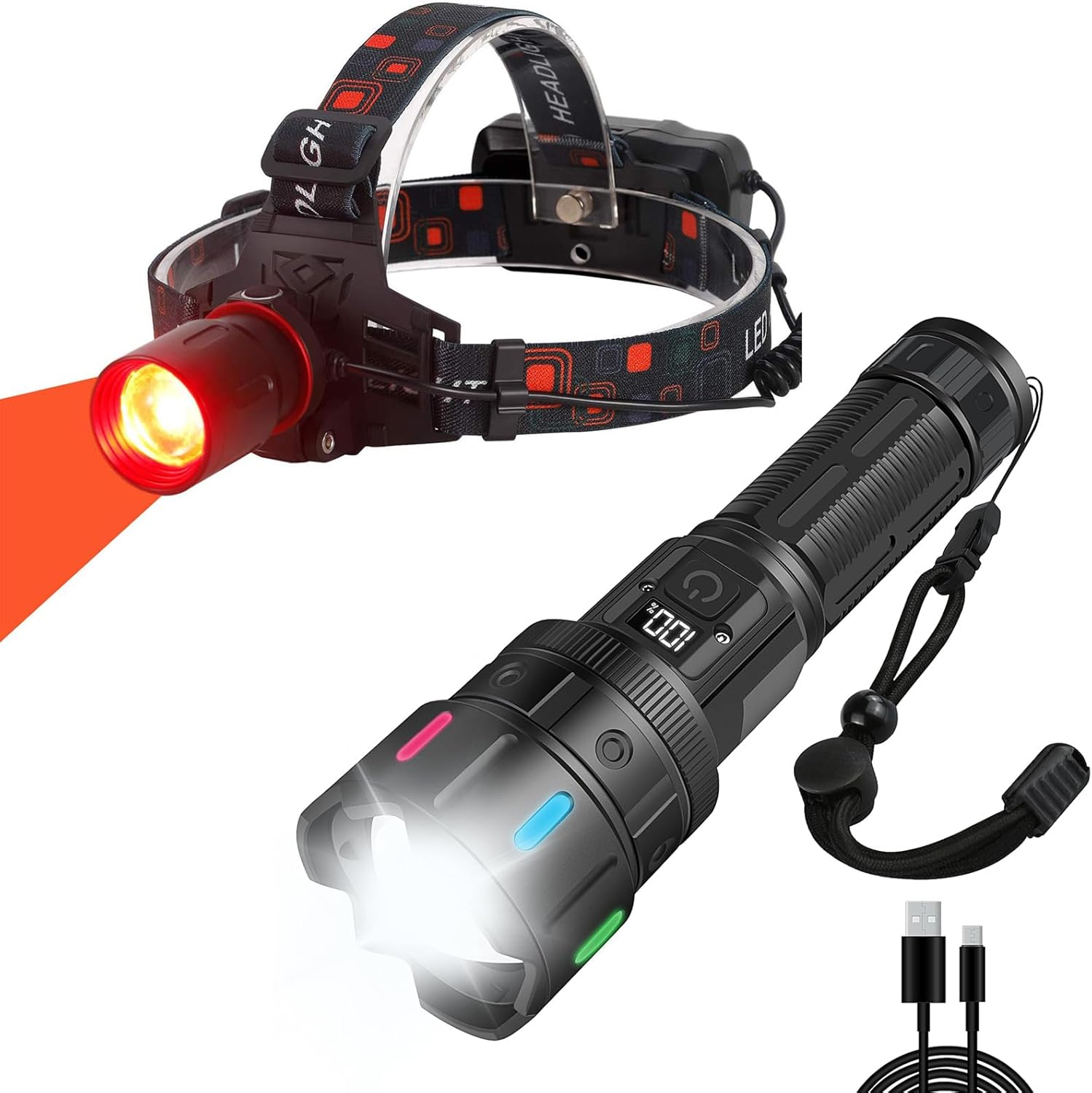 WindFire Red Headlamp