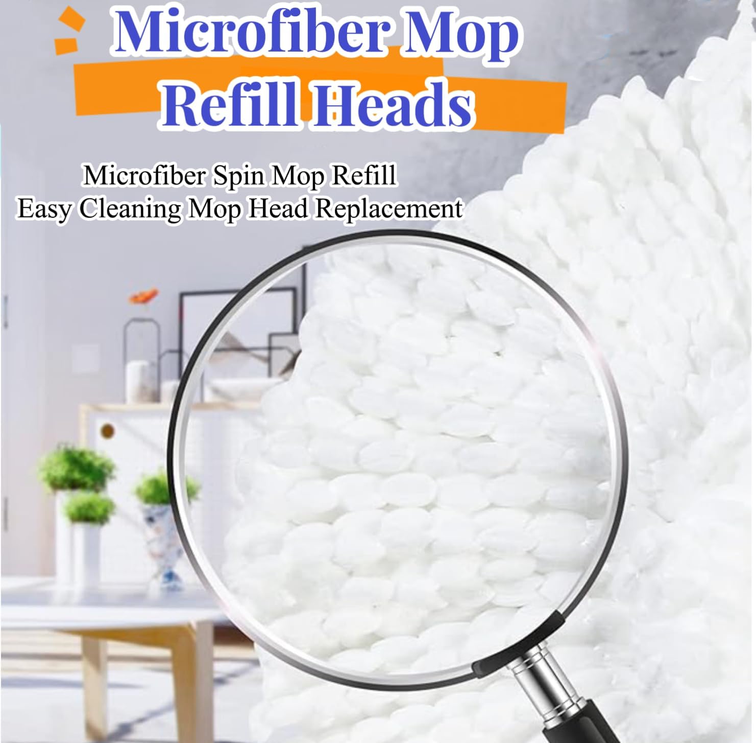 Durable Spin Mop Heads for EasyWring 1-Tank System