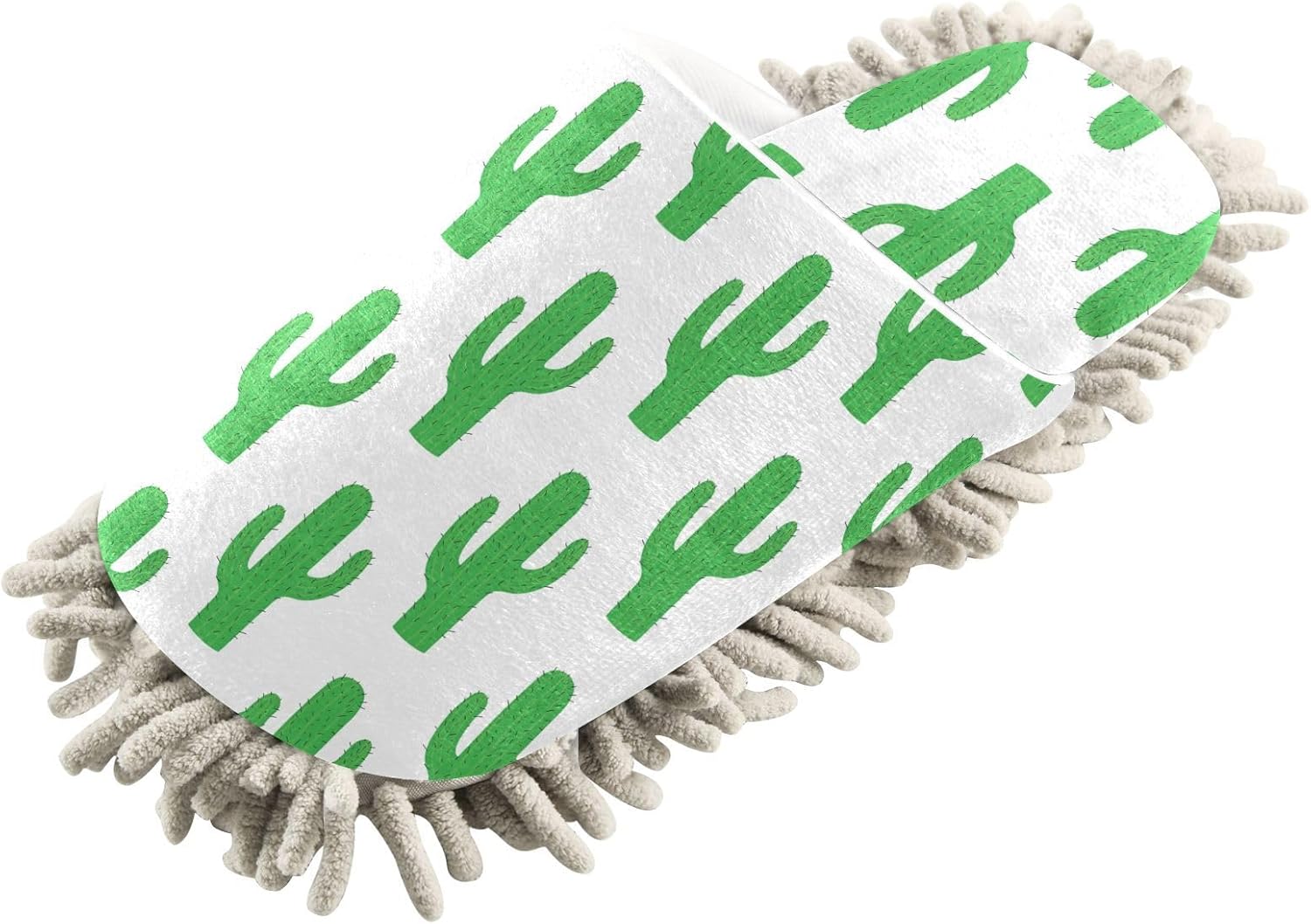 Cactus Mop Slippers for Unisex Floor Cleaning