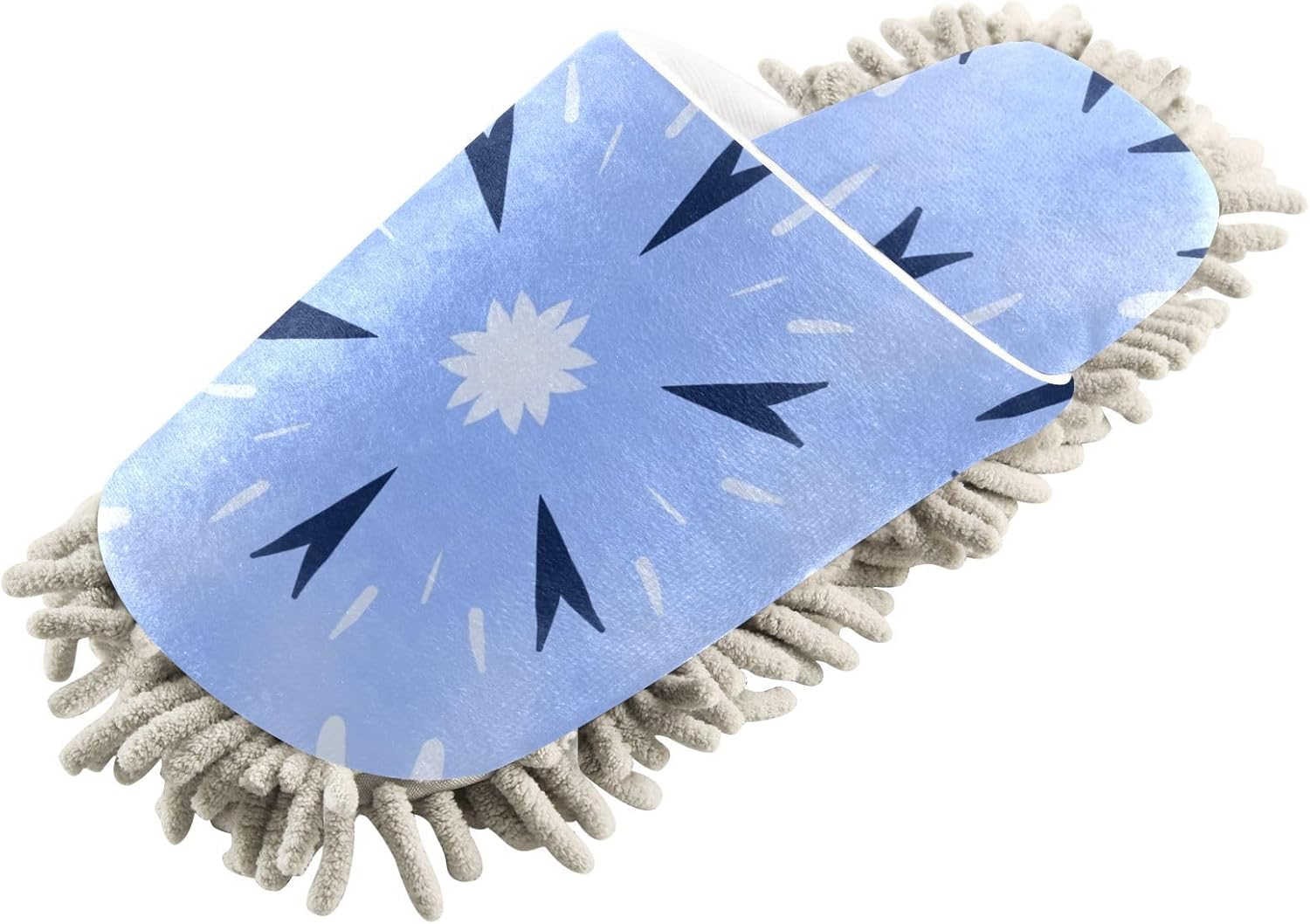 Kigai Microfiber and Chenille Slippers Art Floral M Size