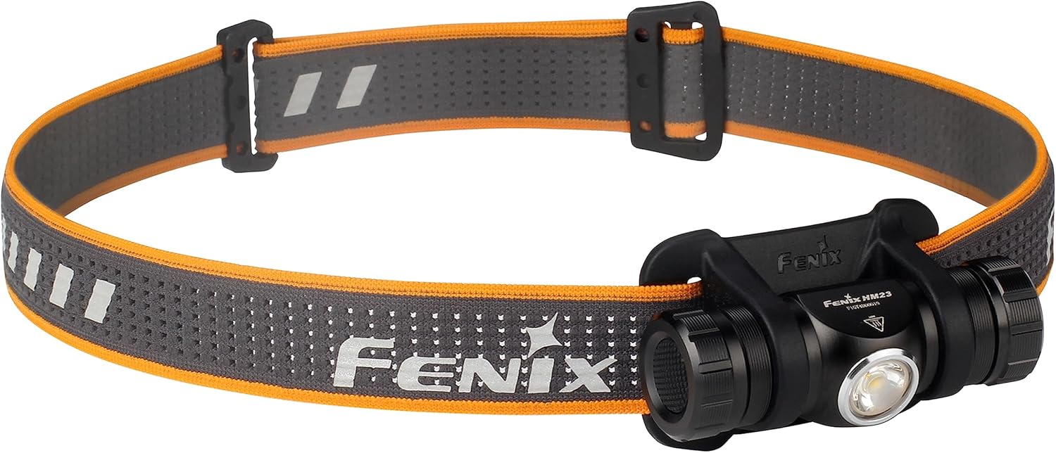 Fenix HM23 - 240 Max Lumens Professional Trail Headlamp IP68 Waterproof 100h Duration