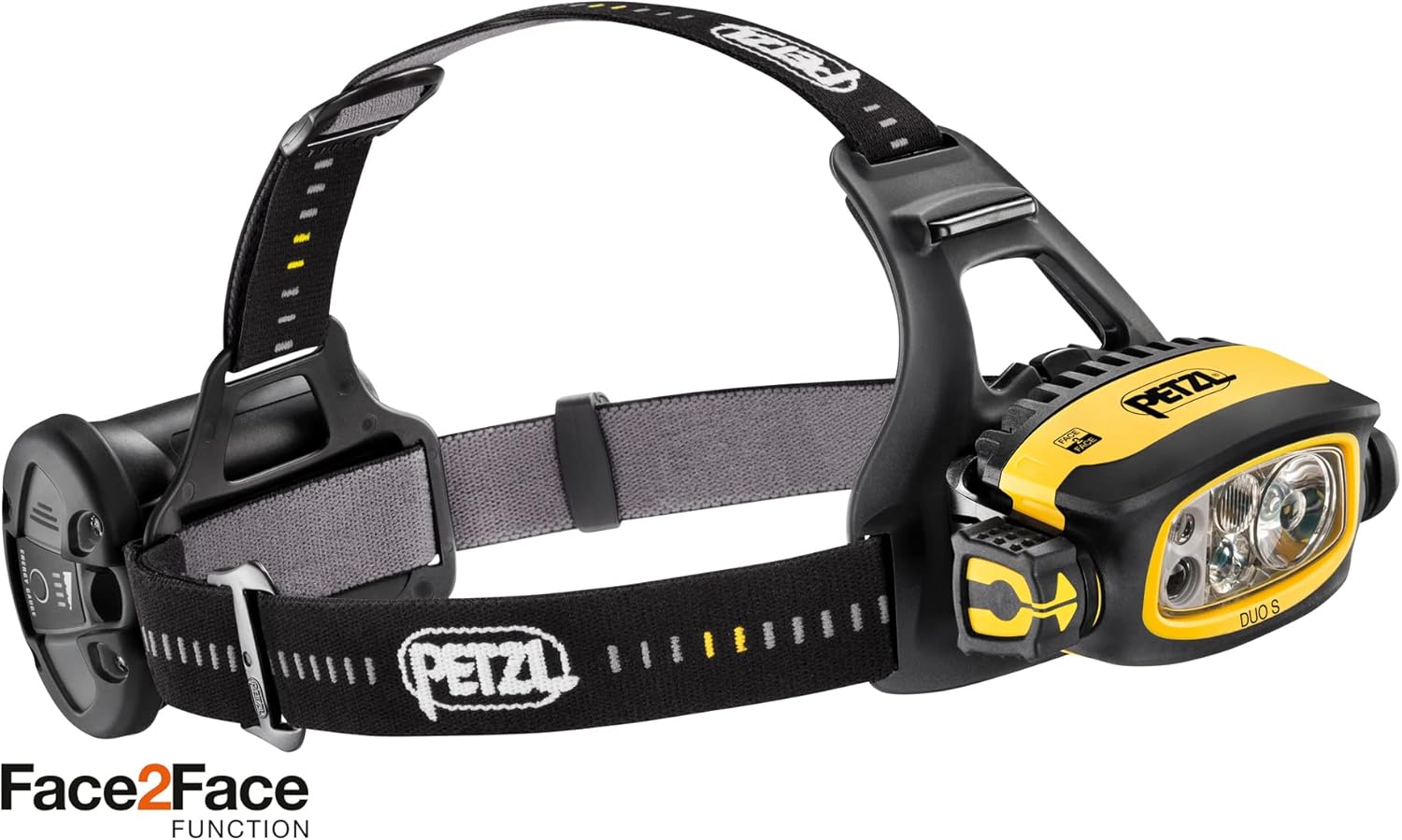Ultimate 1100 Lumens Dual-Lens Headlamp Black - Durable Waterproof Rechargeable