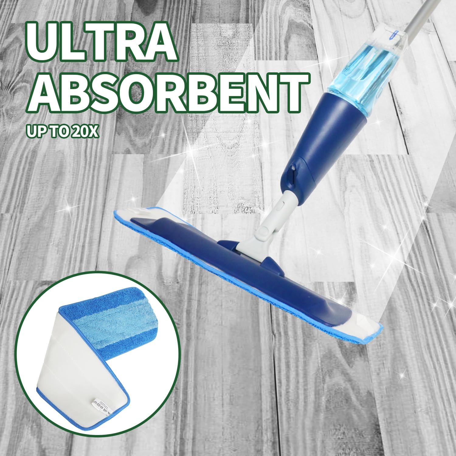 Premium Microfiber Mop Pads for Hardwood Floors