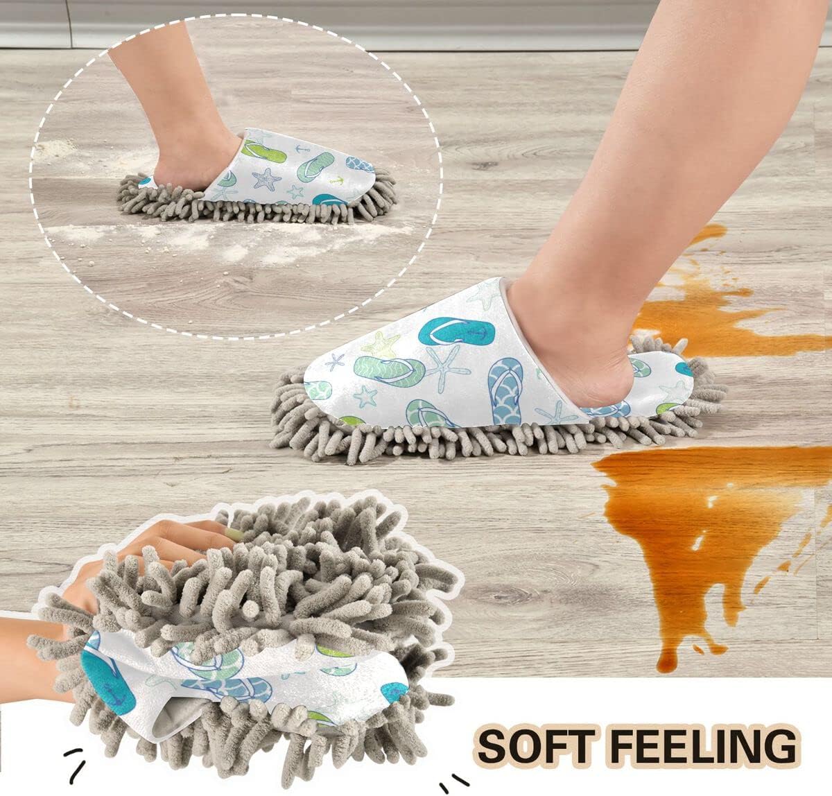 Durable Summer Flip Flops Perfect for Floor Mopping