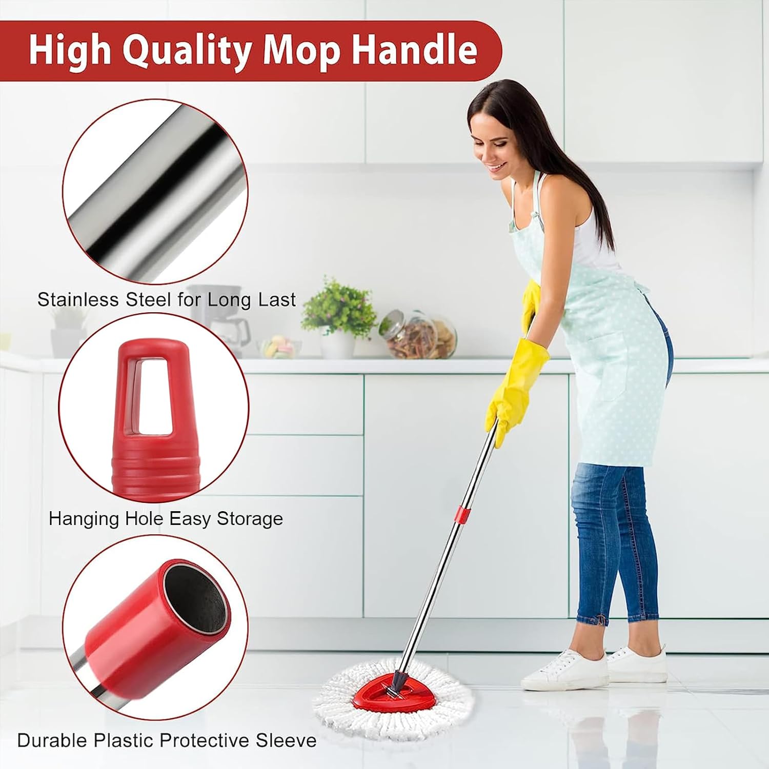 Replacement Mop Parts Set for Hibaby