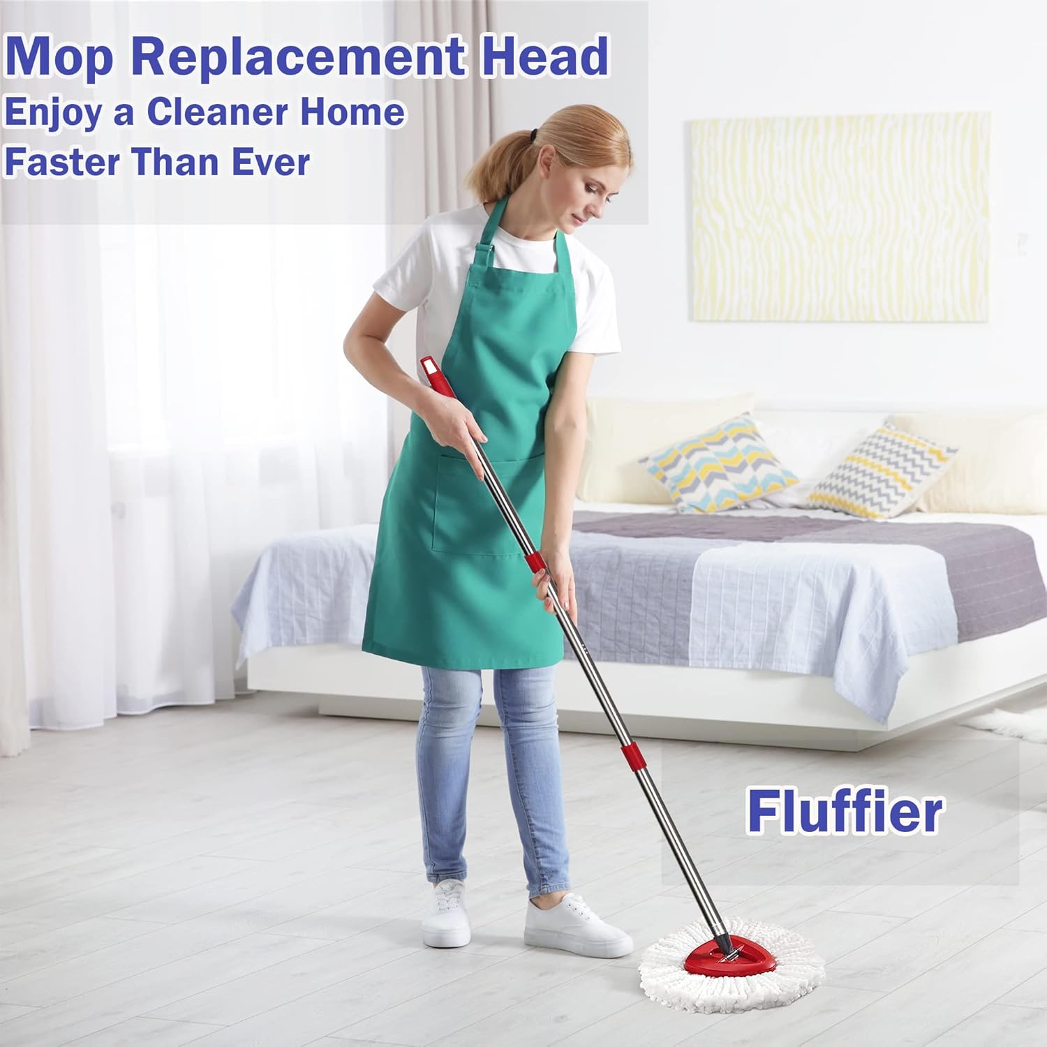 Higfra Spin Mop Refill Set