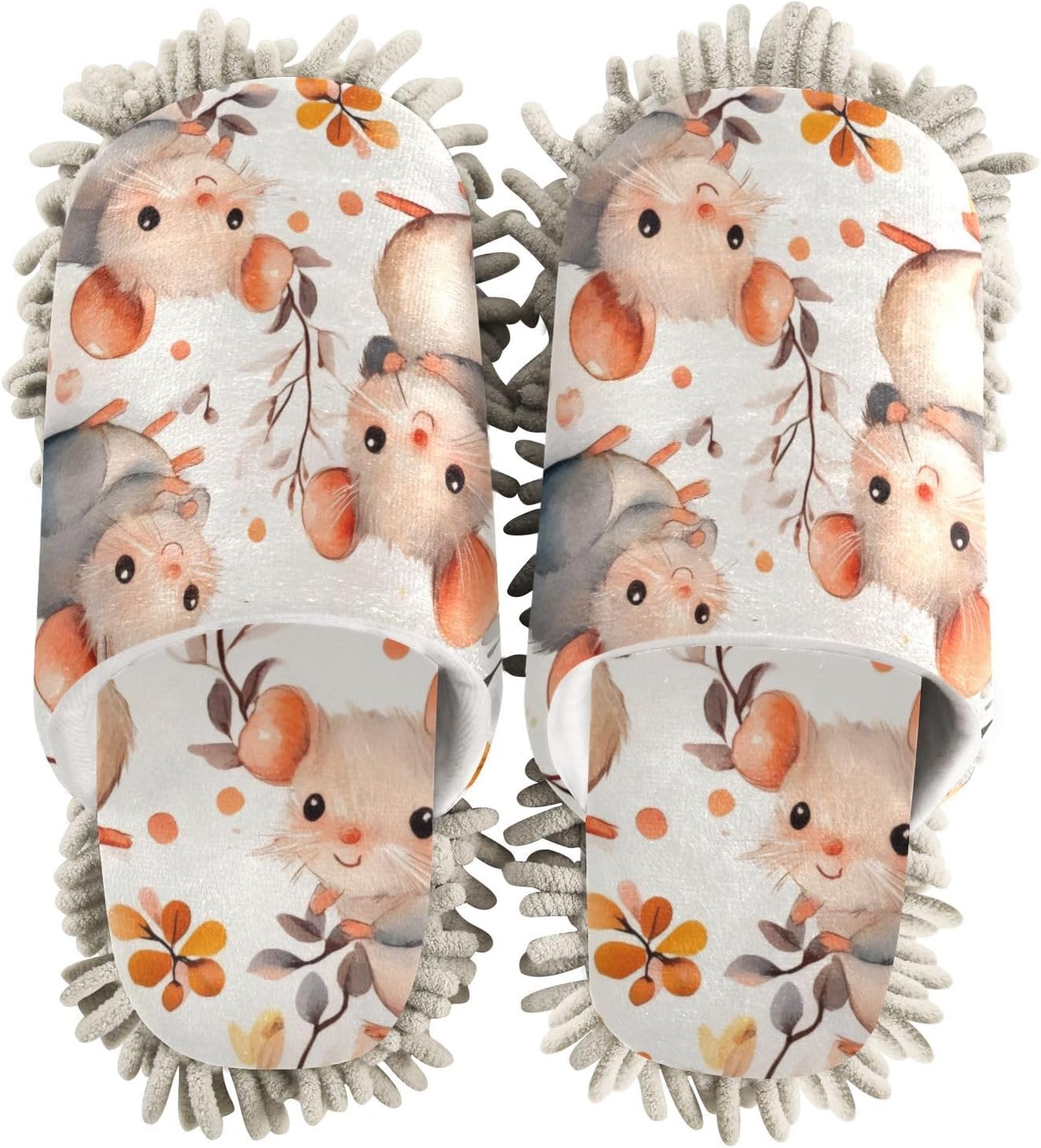 Perfect for Households Microfiber Cleaning Slippers for MenWomen
