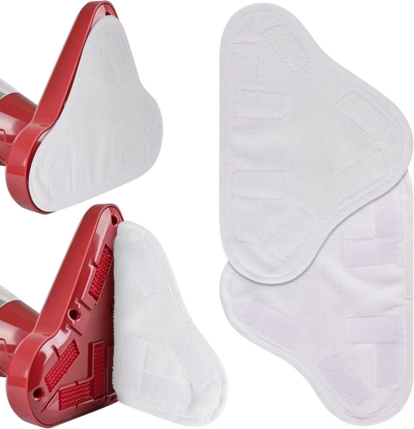 8-Piece Microfiber Steam Mop Pad Replacement for H2O H20 Mop X5