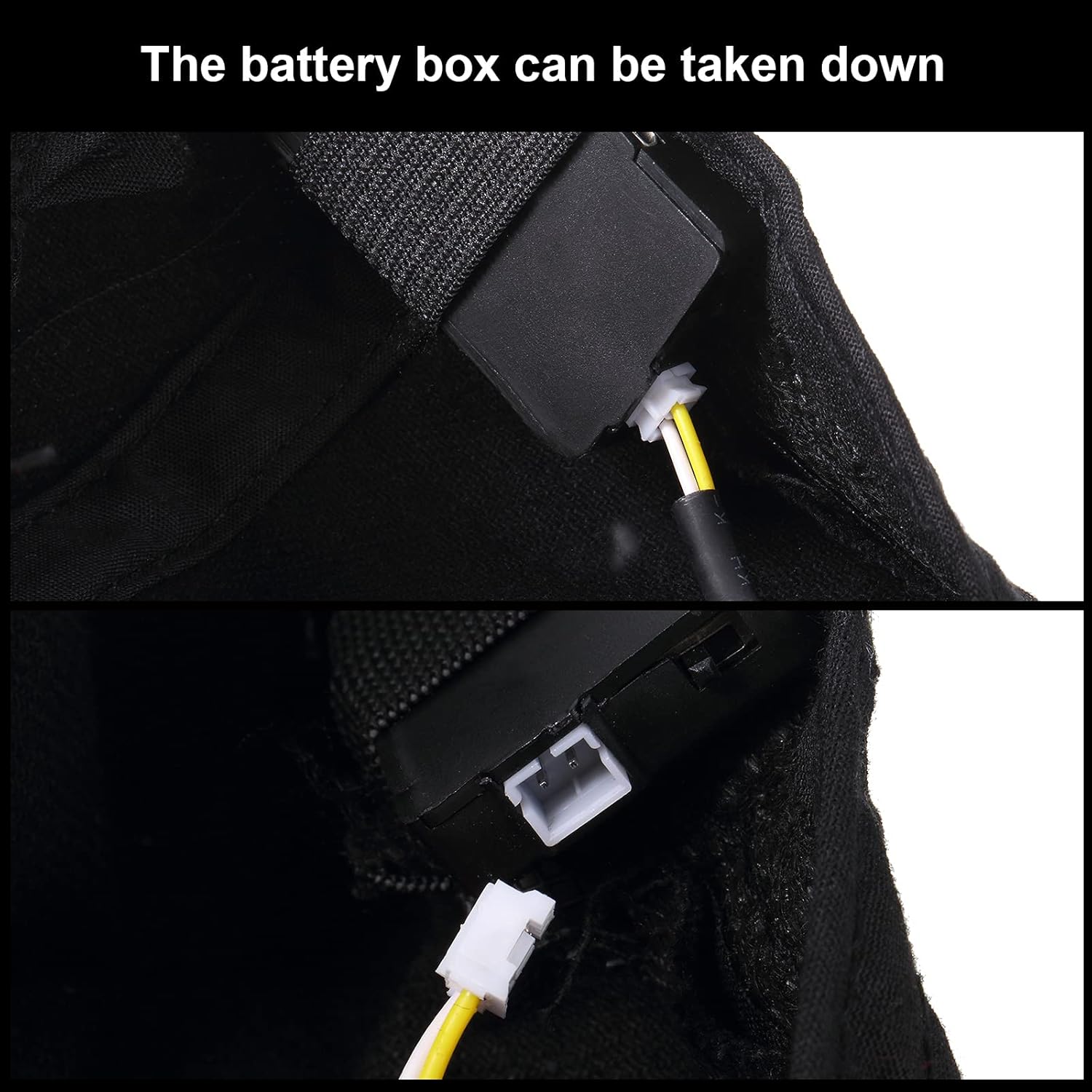 2-Piece LED Baseball Cap with Rechargeable Battery for Outdoor Use