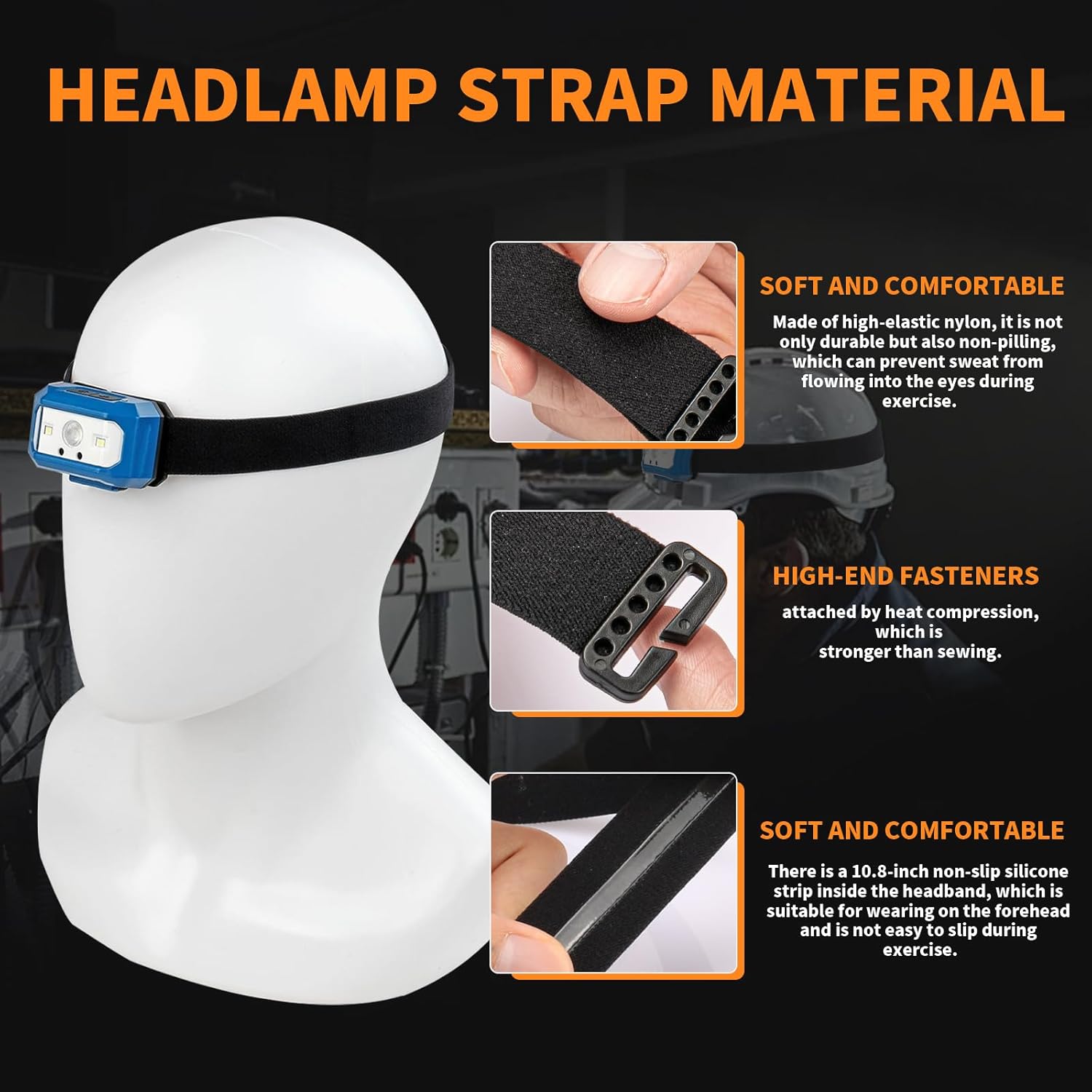 Ahuliao Headlamp Strap Replacement
