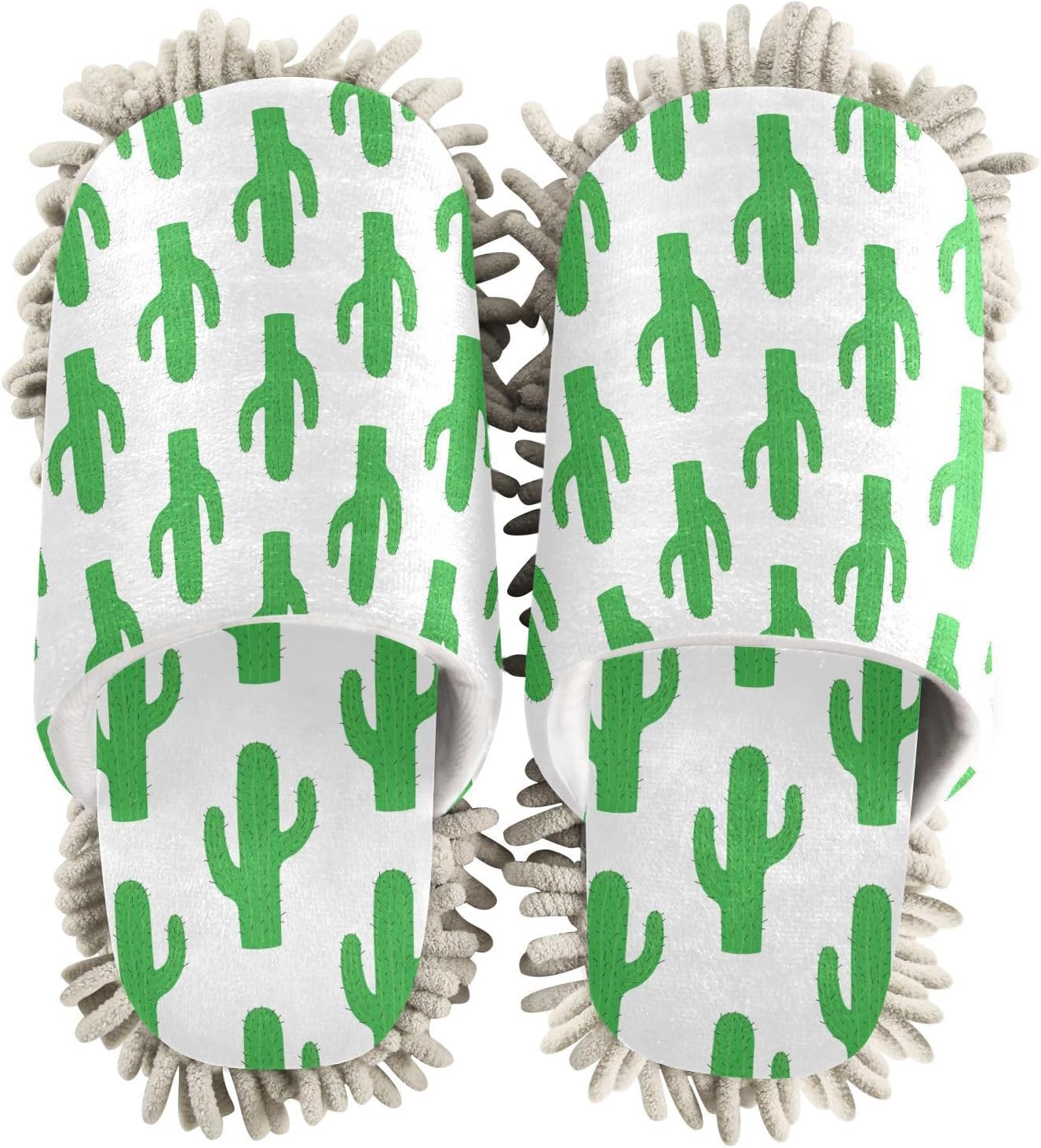 Cactus Mop Slippers for Unisex Floor Cleaning