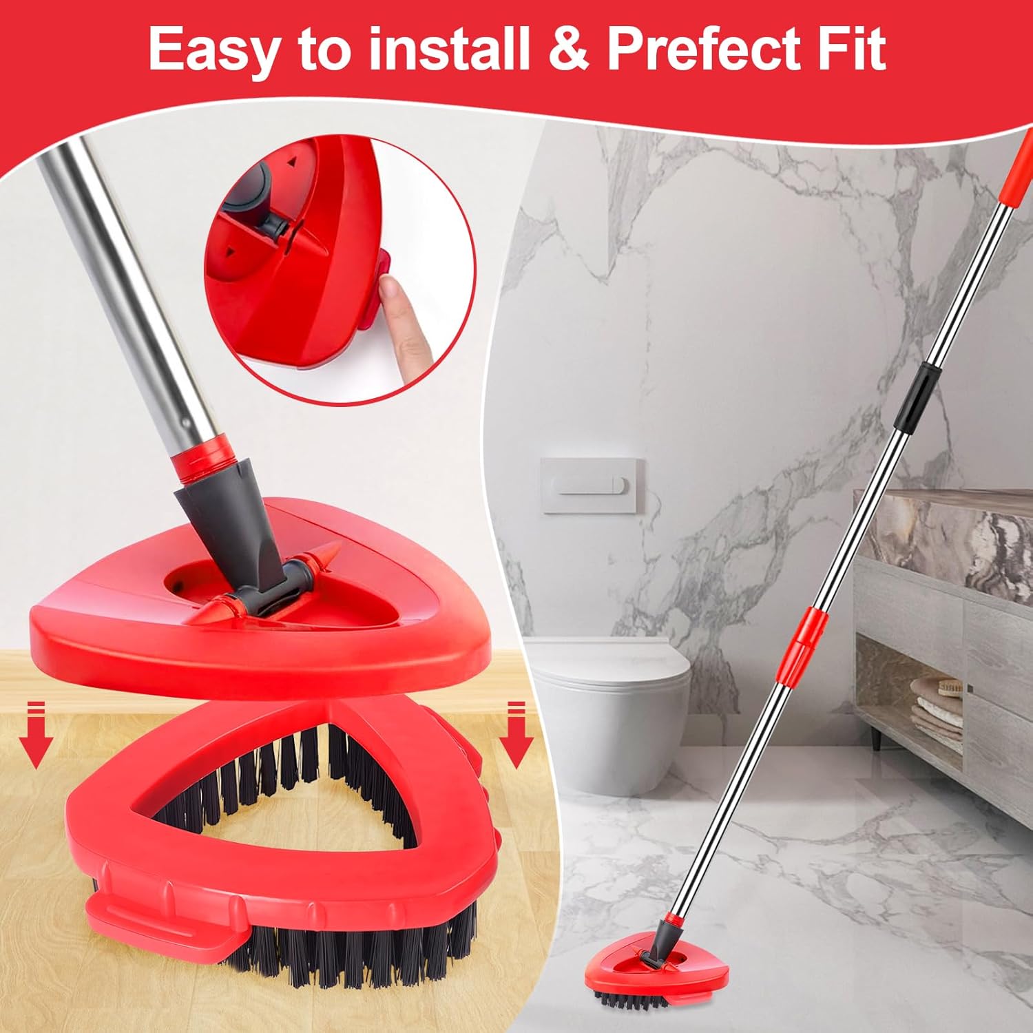 High-Quality Scrub Brush for O Cedar RinseClean 2 Tank System