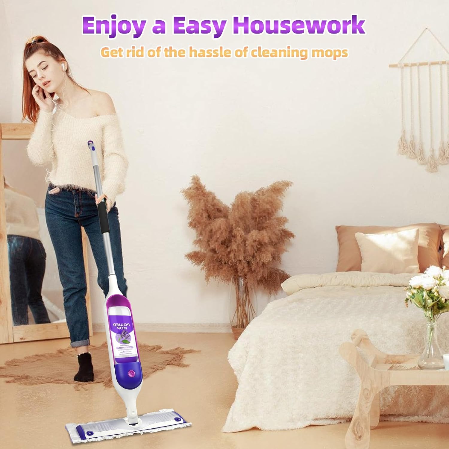Fenkabs 12-Piece Disposable Mop Pads for PowerMop Multi-Surface Mop