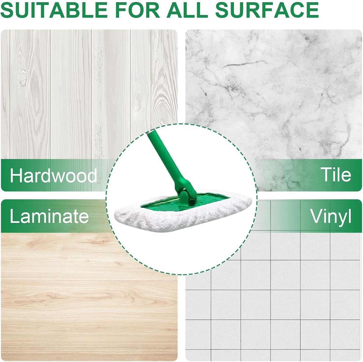 Compact Reusable Swiffer Pads for Easy Floor Cleaning