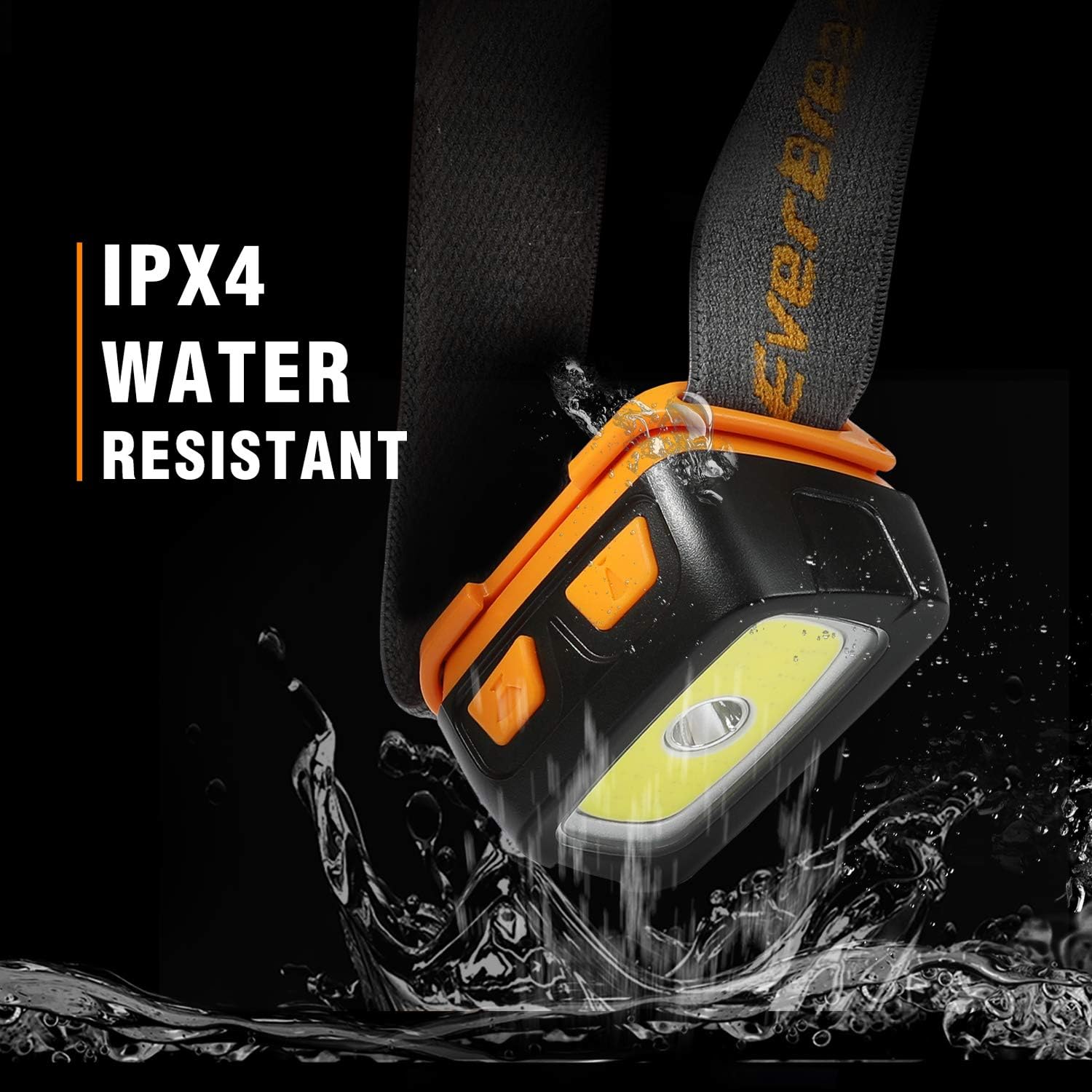 EverBrite Rechargeable Headlamp Dual Pack 7 Lighting Modes for Kids HalloweenFun