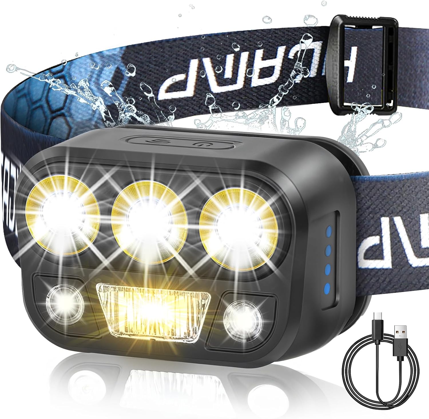 Portable LED Bike Light with 1000 lumens and Wrist Mount