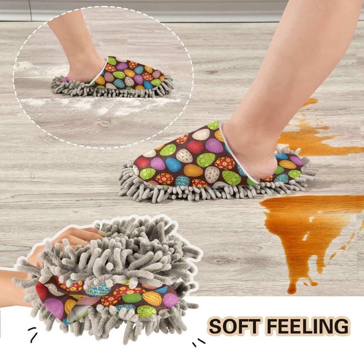 Easter Mop Slipper for Floor Cleaning