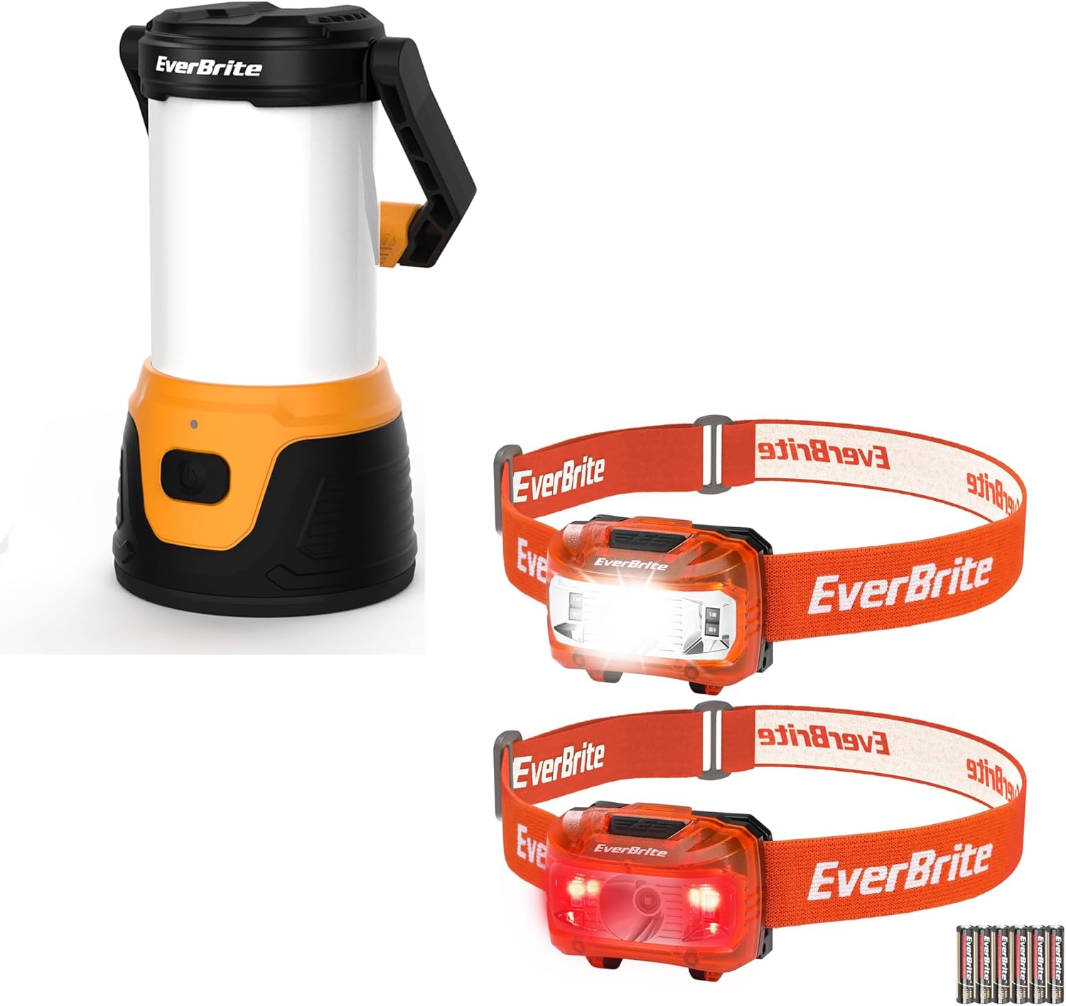 1000 Lumens Extendable Lantern and 2 x Rechargeable Headlamp