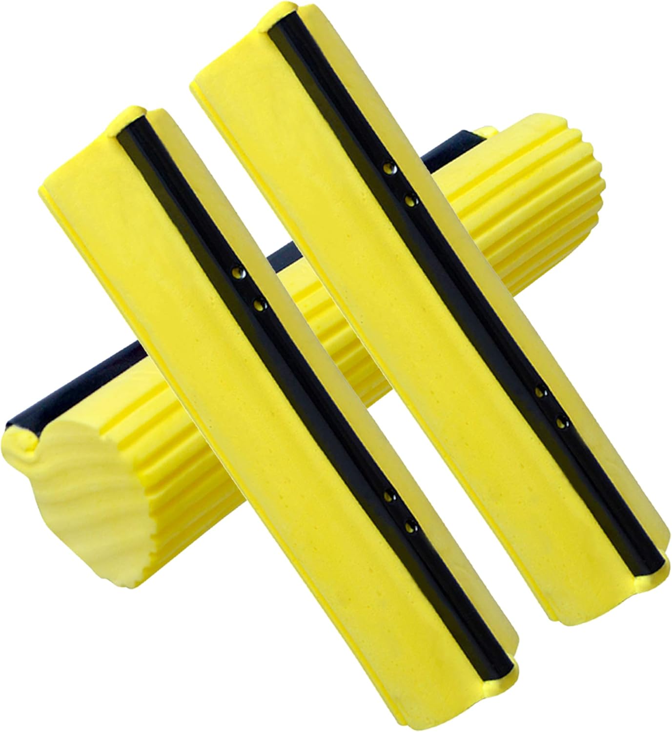 Motive Life Sponge Roller Mop Head Refills Pack of 3 - 15 in Yellow