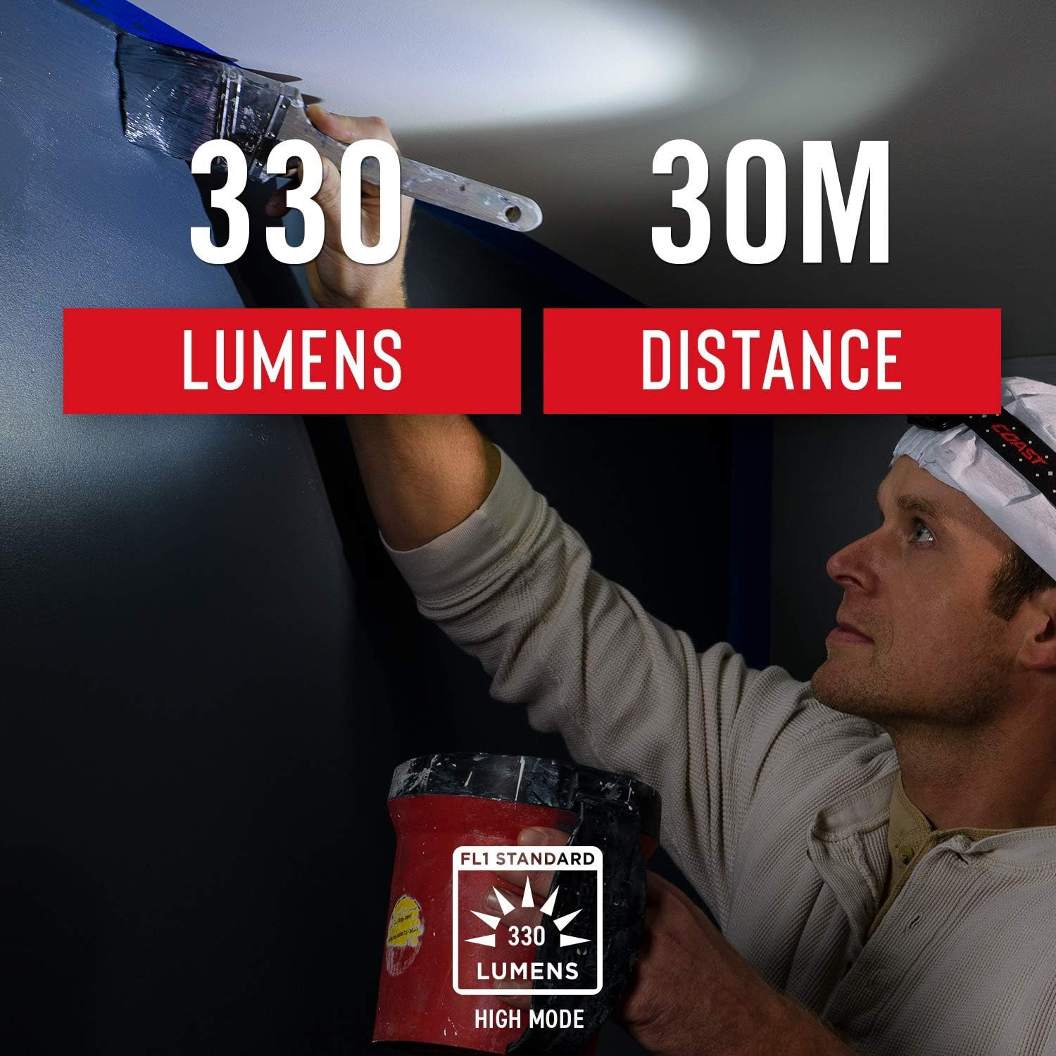 Coast FL19 365 Lumen Dual Color Headlamp