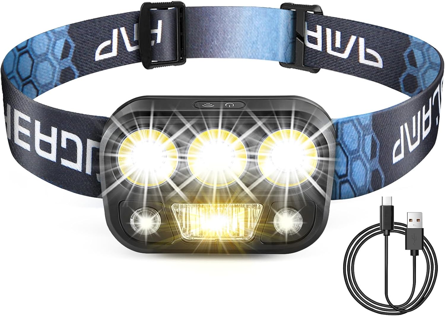 Portable LED Bike Light with 1000 lumens and Wrist Mount