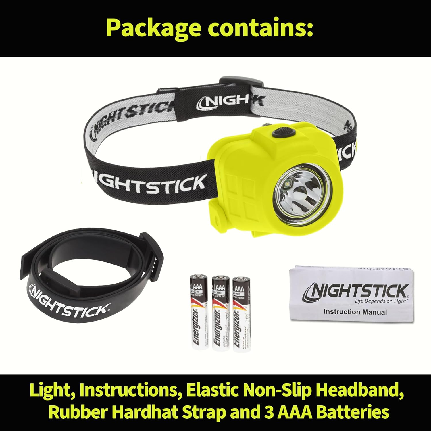 Nightstick XPP-5452G Intrinsically Safe Dual-Function Headlamp