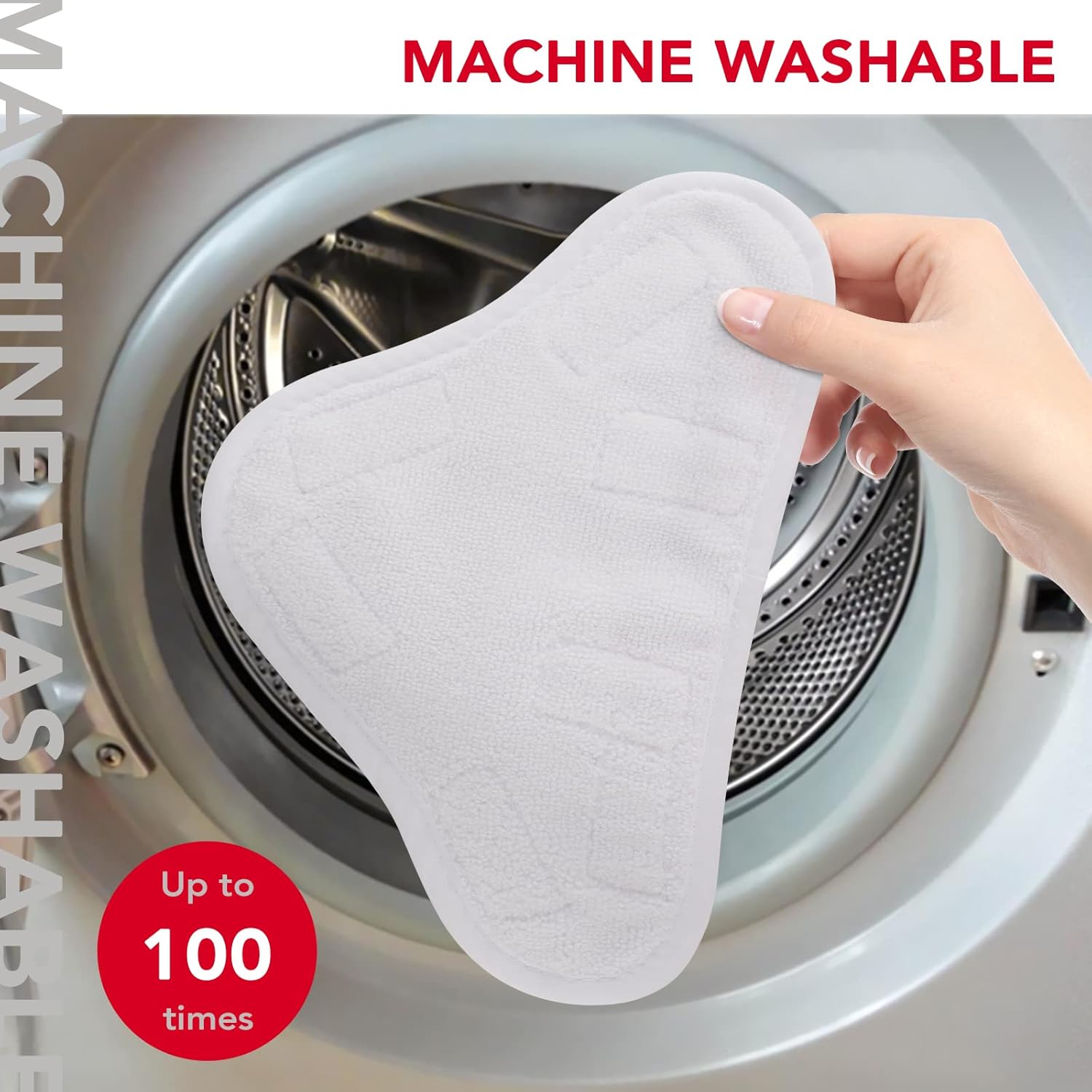 8-Piece Microfiber Steam Mop Pad Replacement for H2O H20 Mop X5