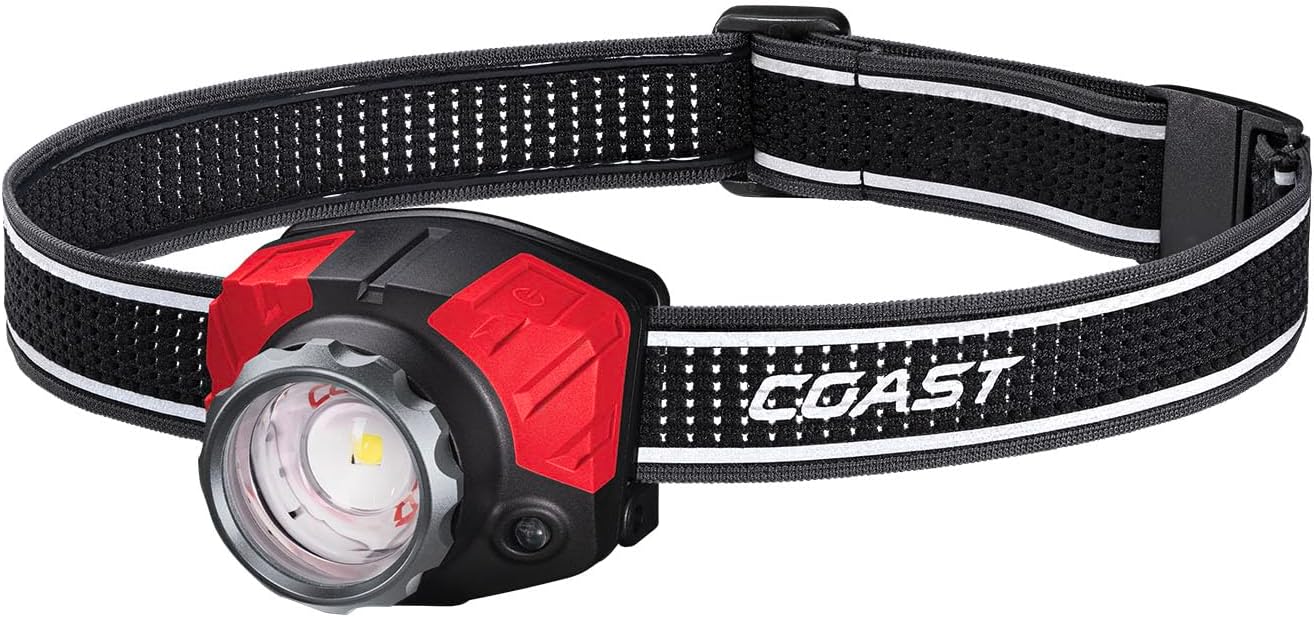 Coast FL85R Tri-Color Rechargeable LED Headlamp
