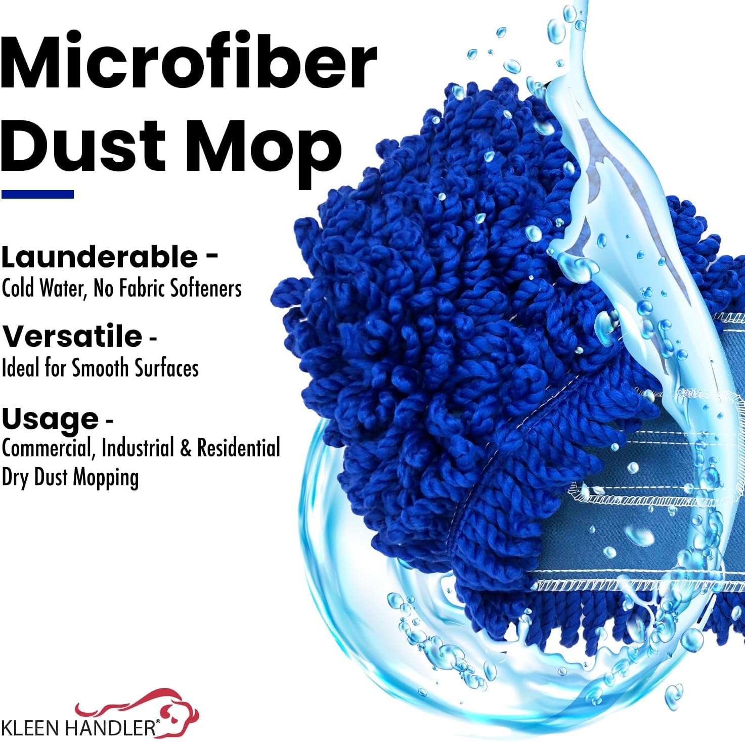 Kleen Handler 24-inch Microfiber Dust Mop Replacement